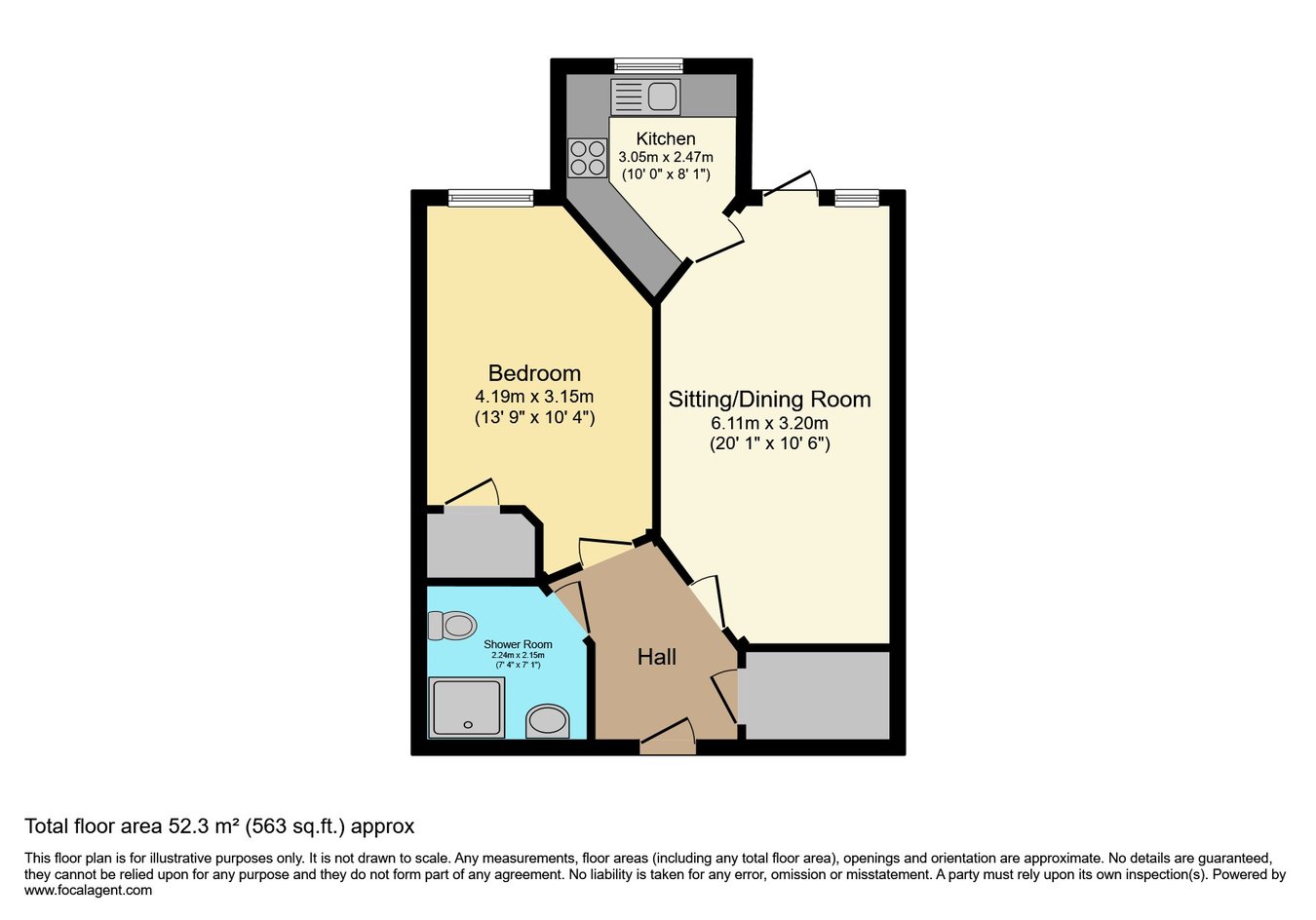 5 Gilbert Place, Lowry Way, Swindon floorplan