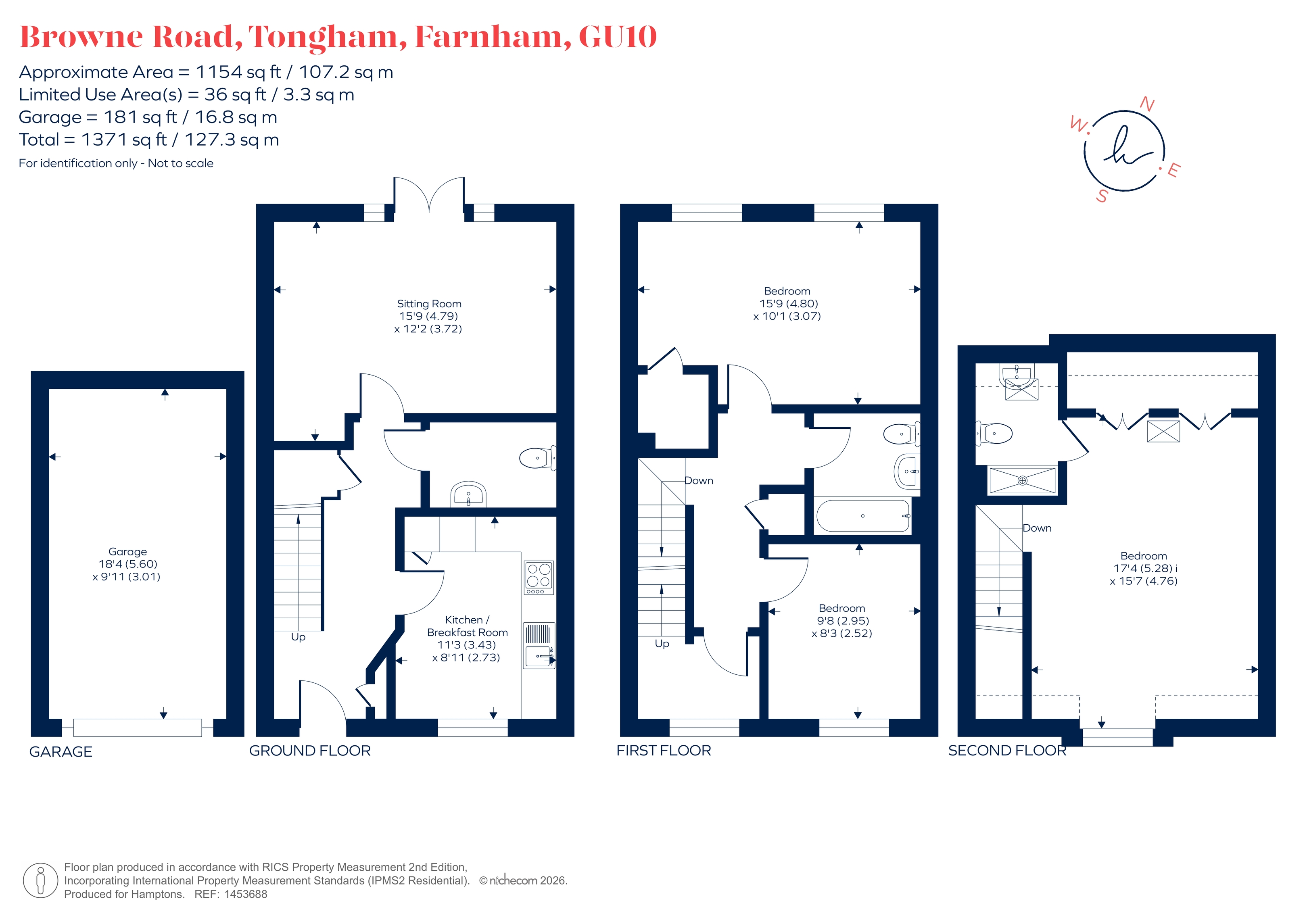 5, Browne Road, Farnham floorplan