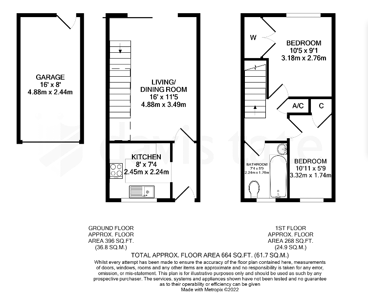 22 Campion Place,, Bicester, Oxfordshire floorplan