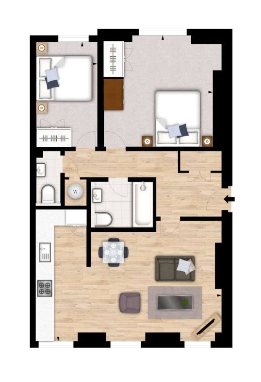 2 Bedrooms Flat to rent in Cedar House, 39 - 41 Nottingham Place, London W1U