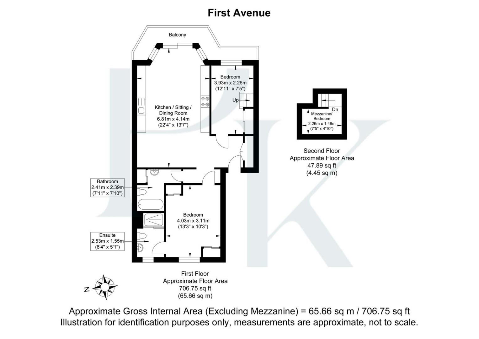 First Avenue, Hove floorplan