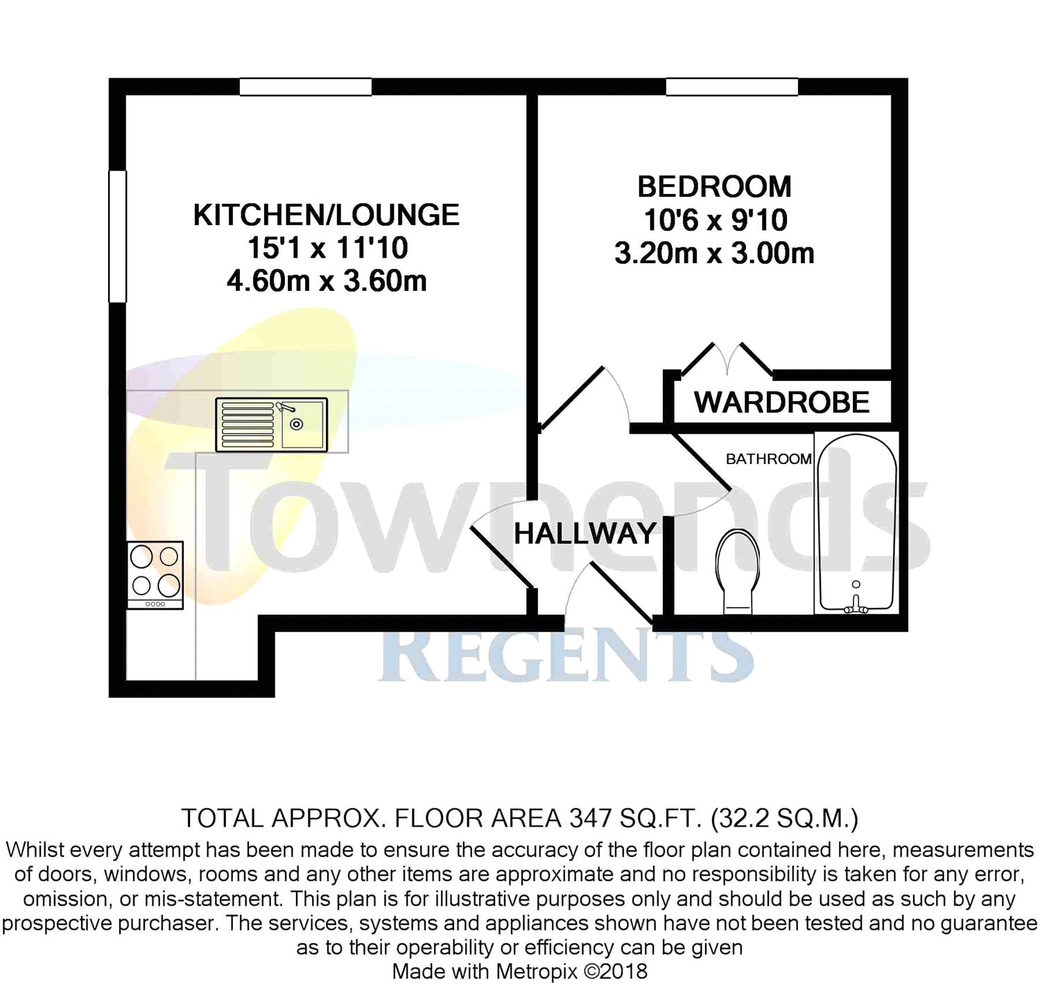 1 Bedrooms Flat to rent in Hawkesworth Drive, Bagshot, Surrey GU19