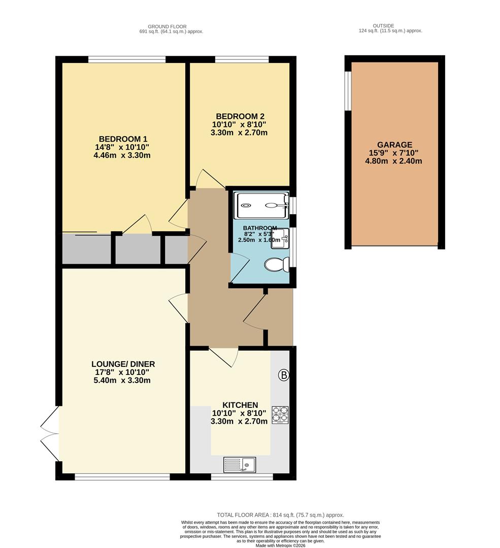 59, Windmill Close, Brixham floorplan