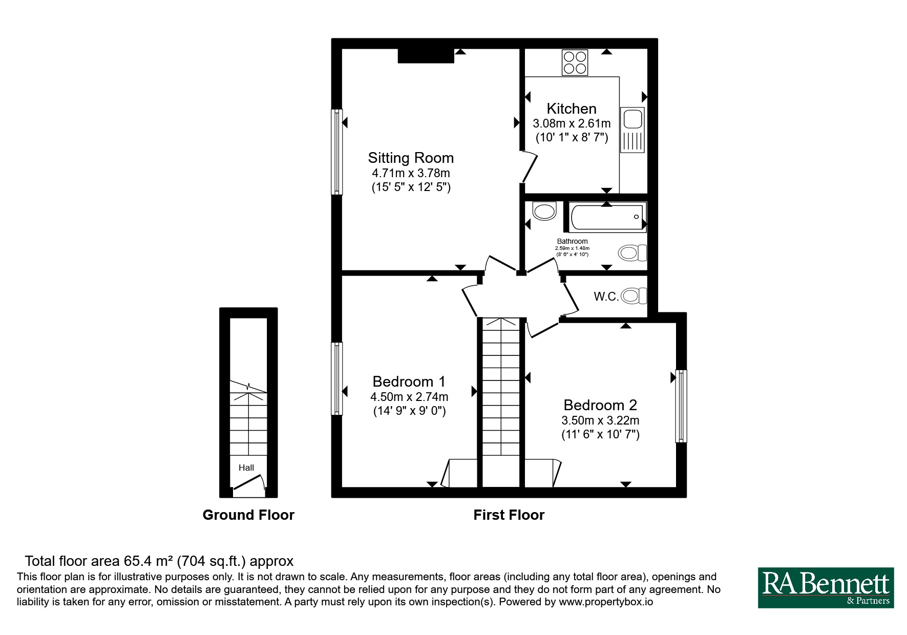 61, St. Nicholas Road, Leamington Spa floorplan