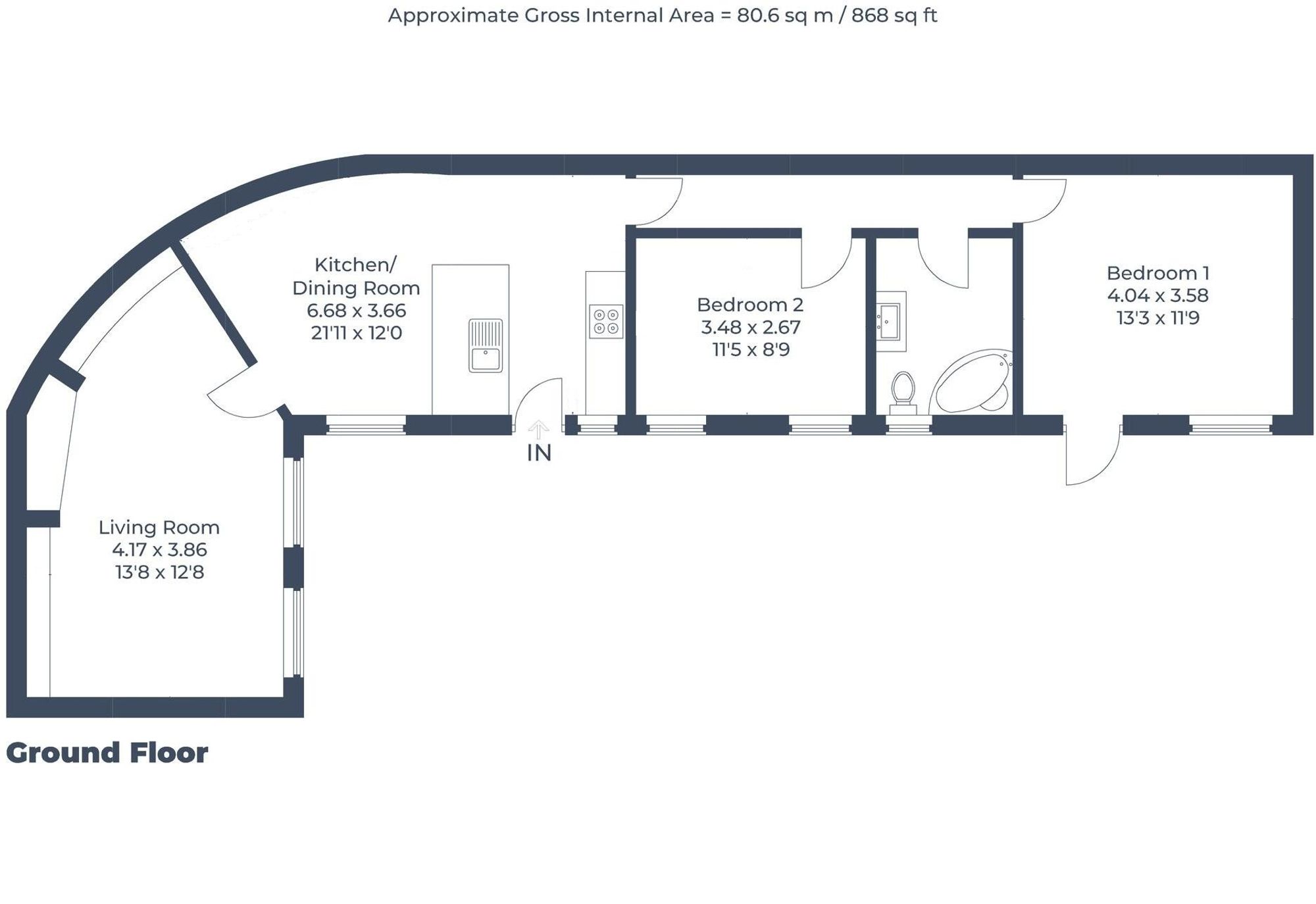 Courthill Stables, Wantage floorplan