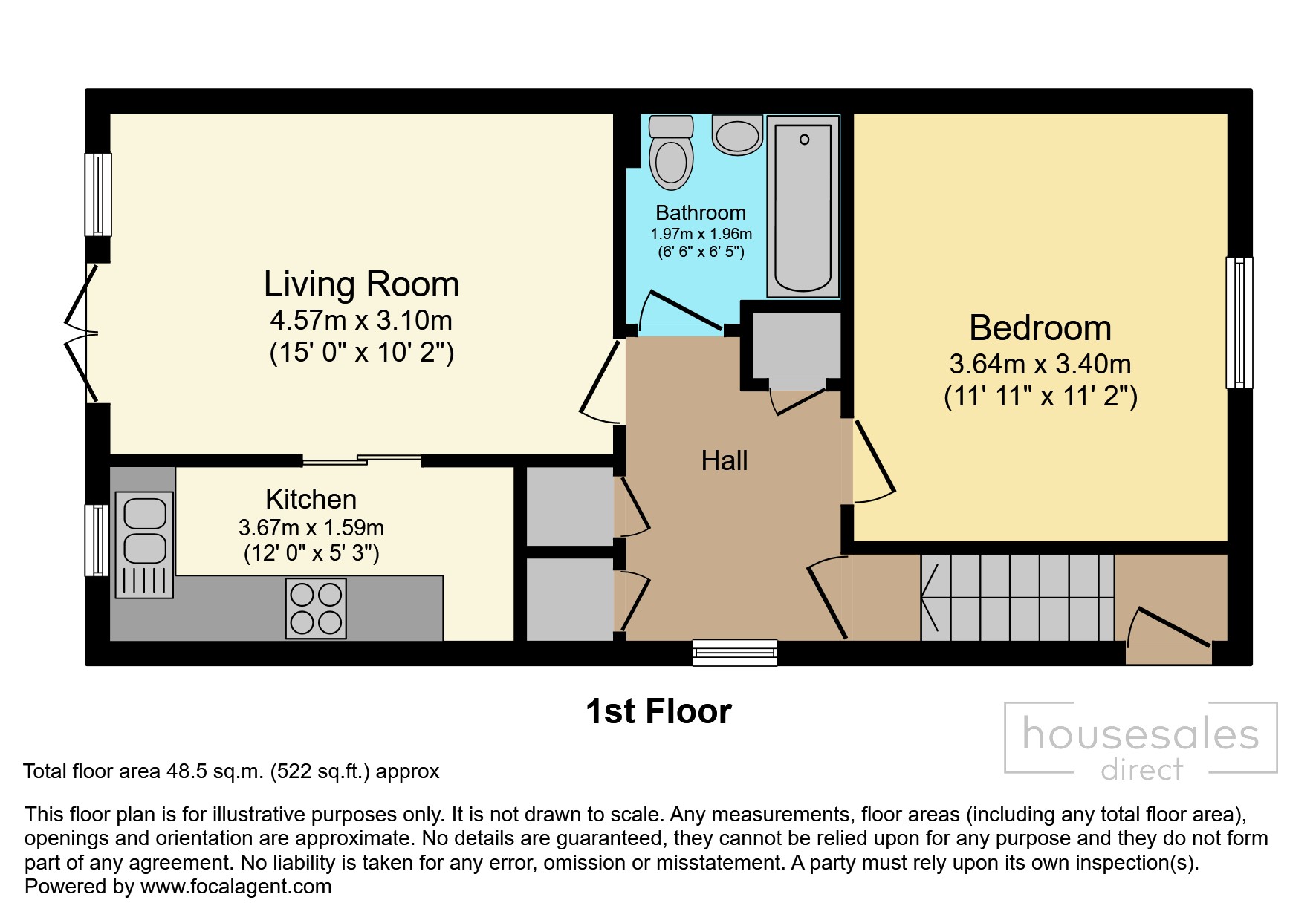 18, York Gardens, Littlehampton floorplan