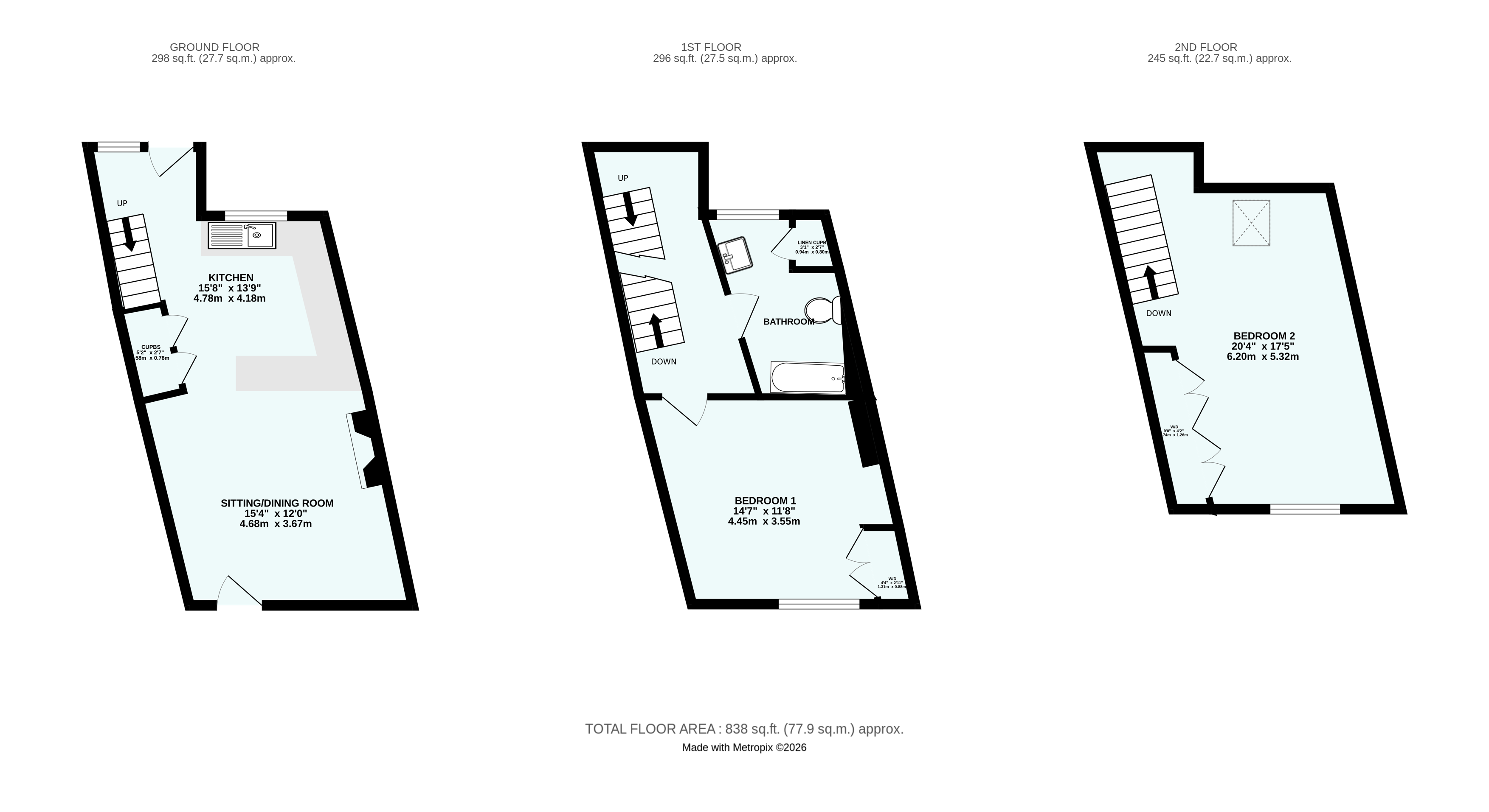 Seagull Cottage, 4, Russell Street, Devon floorplan