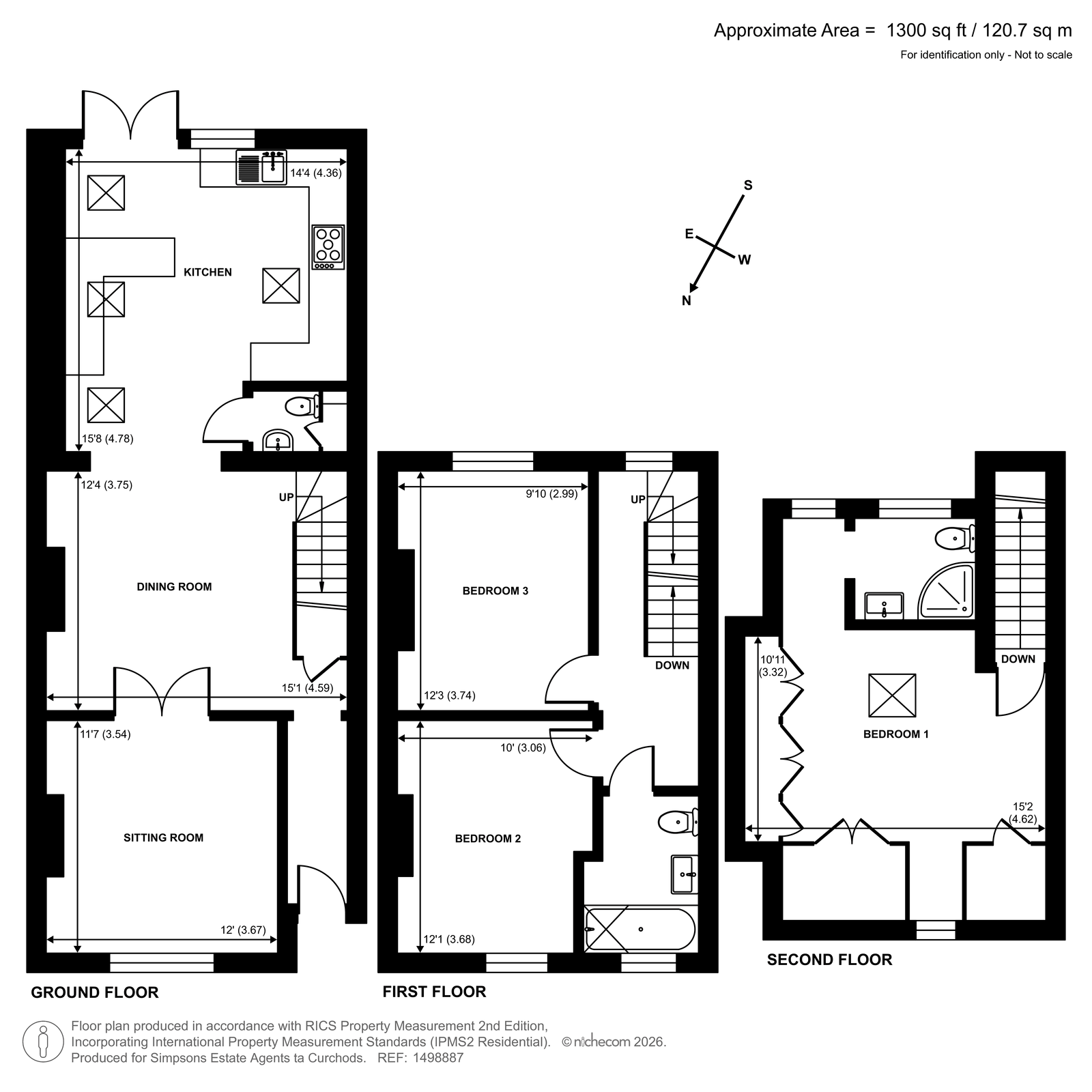 3, Park View, Thames Ditton floorplan