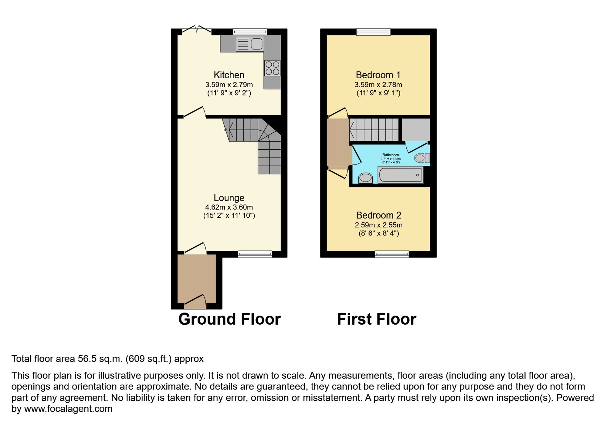 19 Maes Llan, Bridgend floorplan