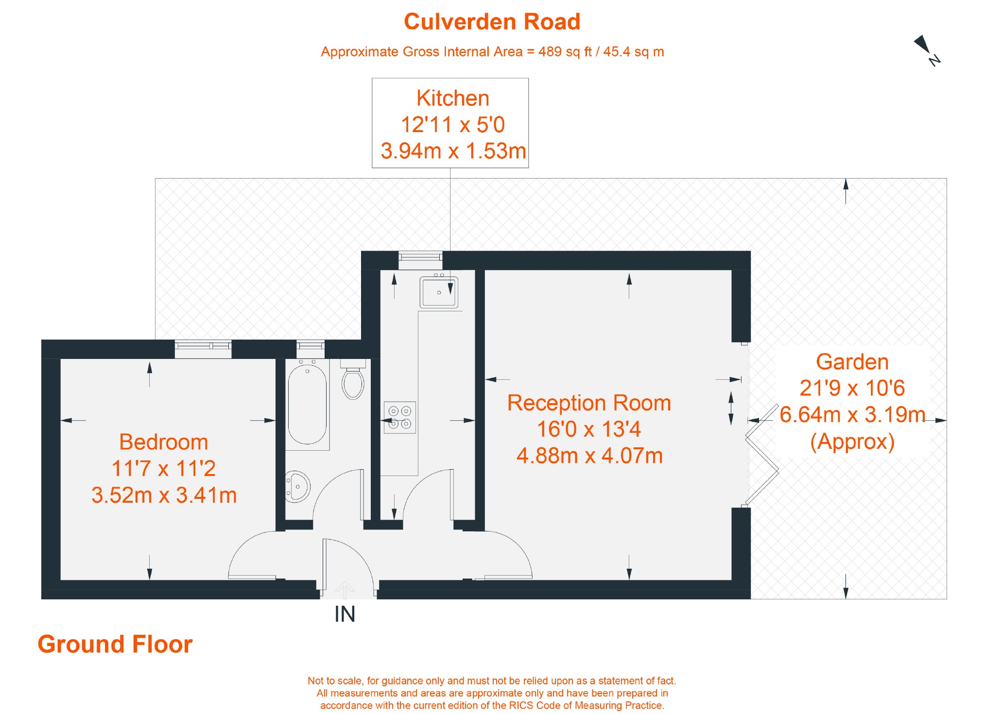 1 Bedrooms Flat for sale in Culverden Road, London SW12