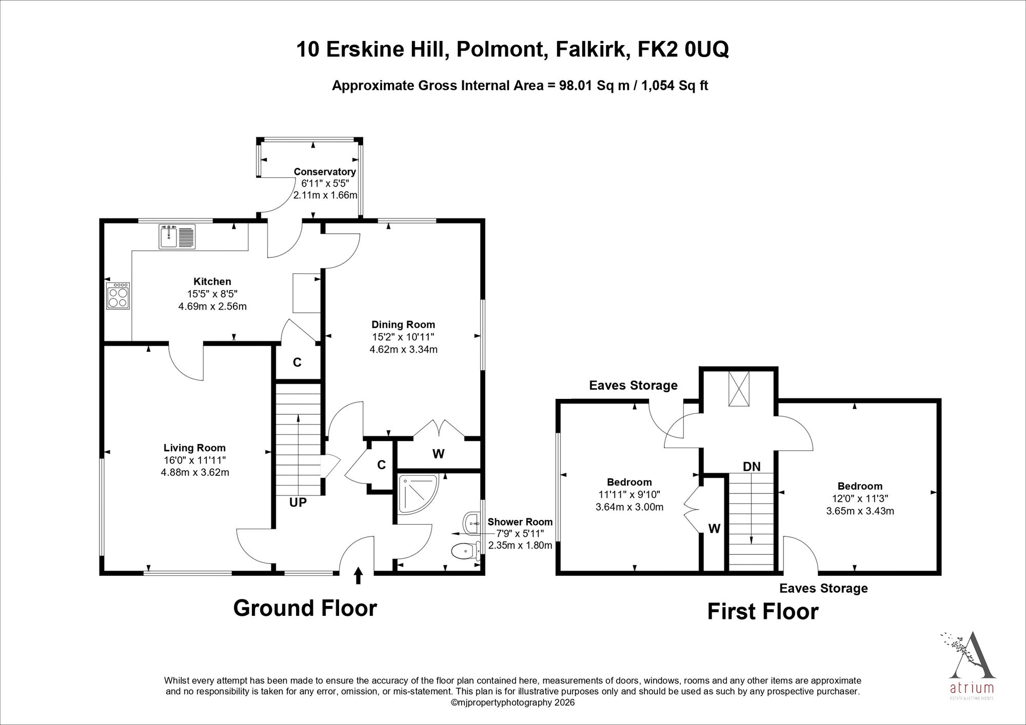 10 Erskine Hill, Falkirk floorplan