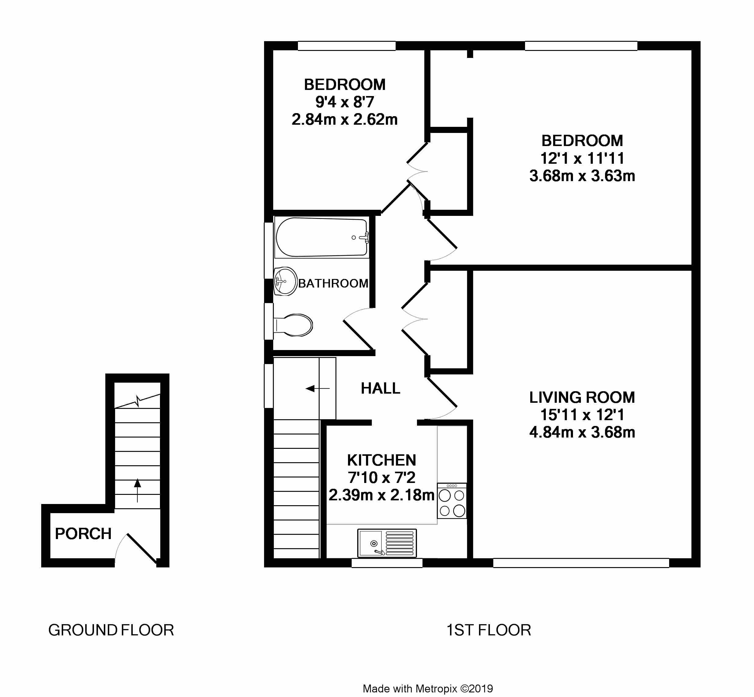 2 Bedrooms Flat for sale in Ruston Avenue, Rustington, West Sussex BN16