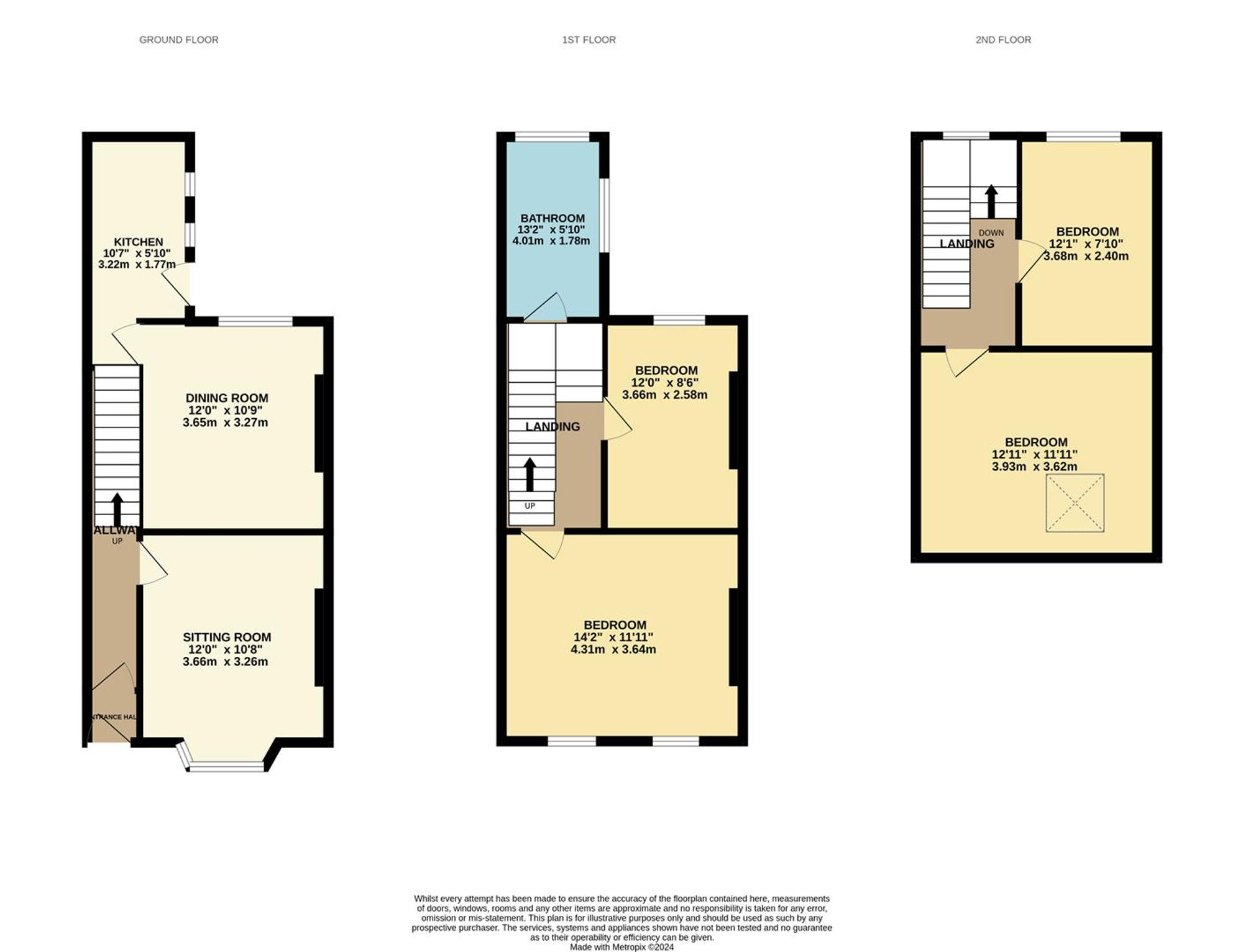 150 Falsgrave Road, Scarborough floorplan