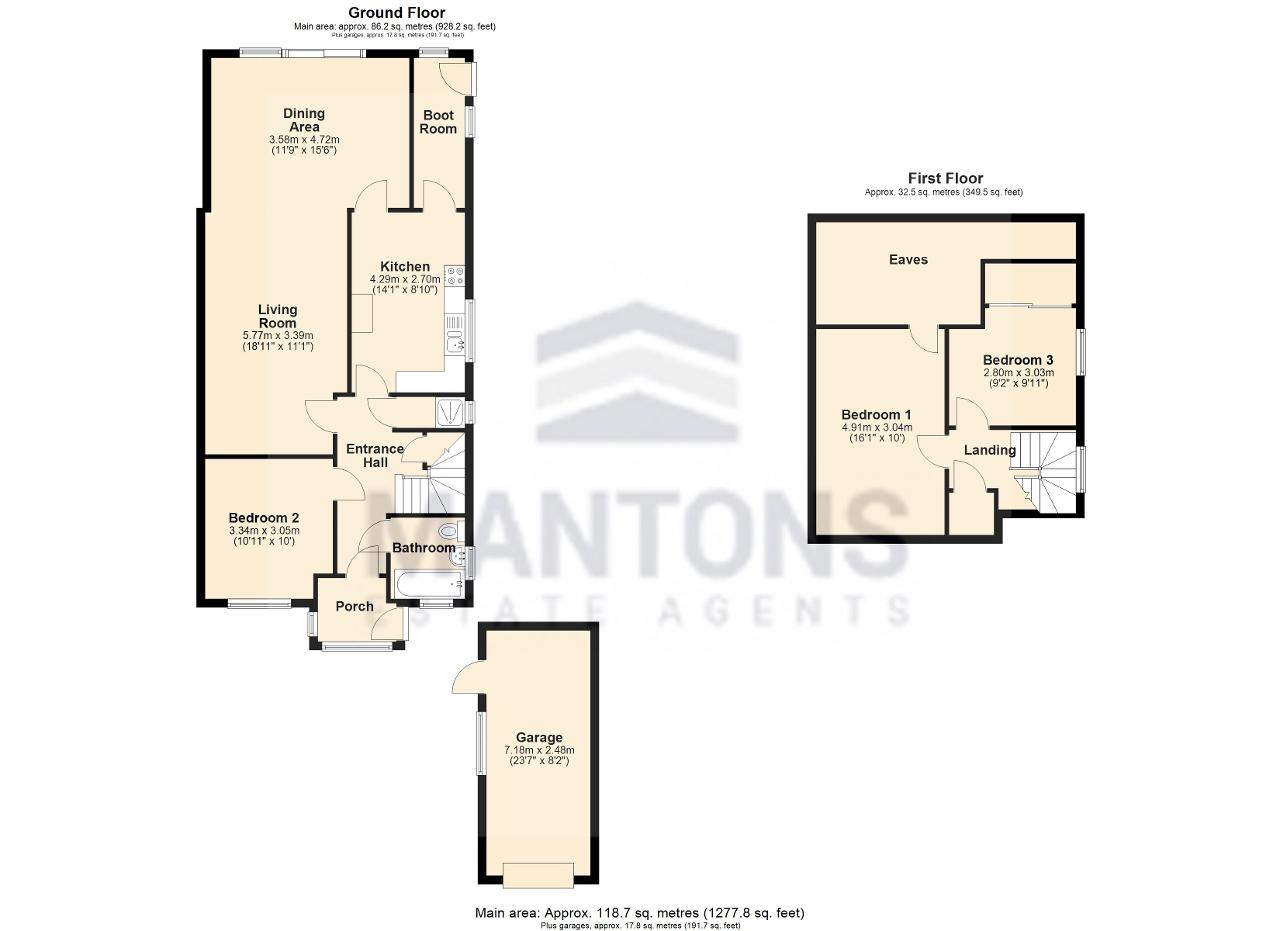 128, Manor Road, Barton Le Clay floorplan