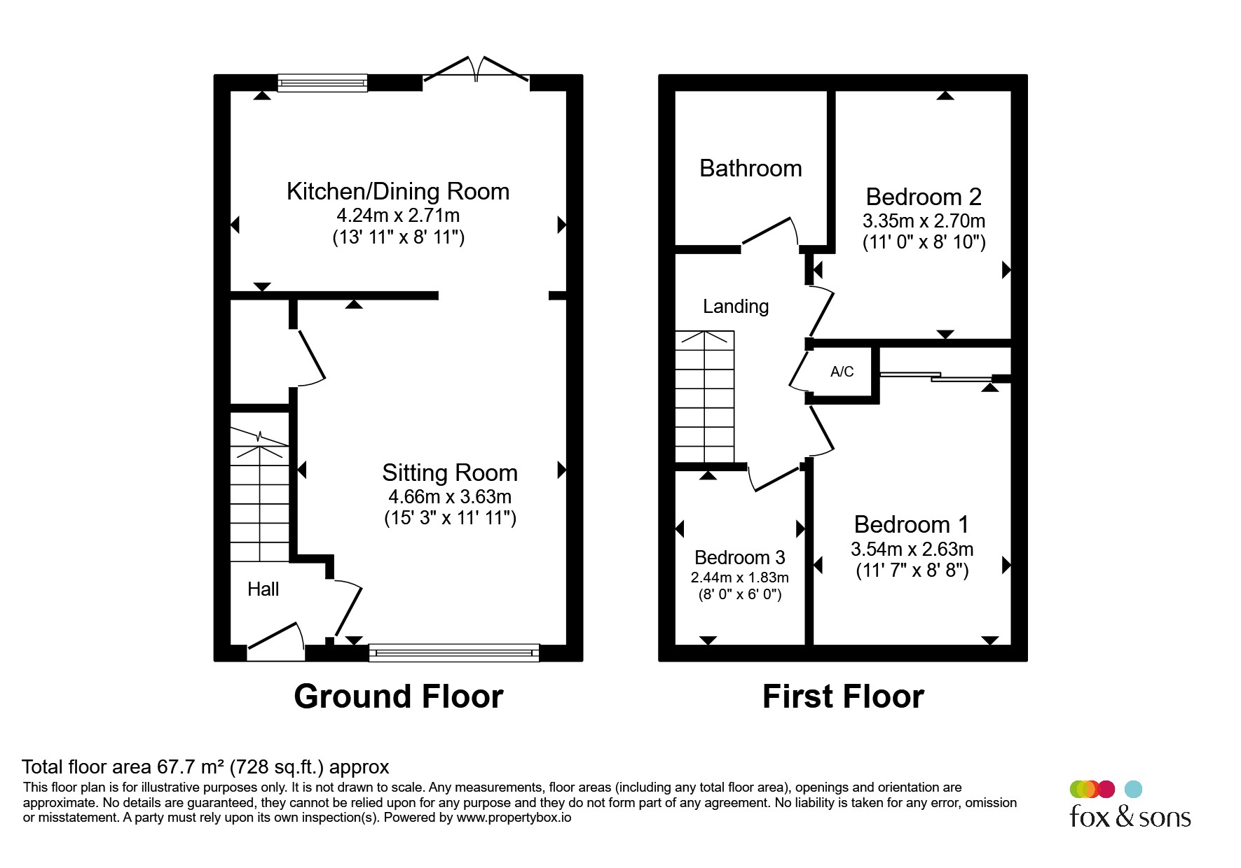 48, Bilbie Close, Cullompton floorplan