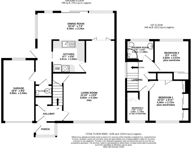 72, Dorset Avenue, Devon floorplan