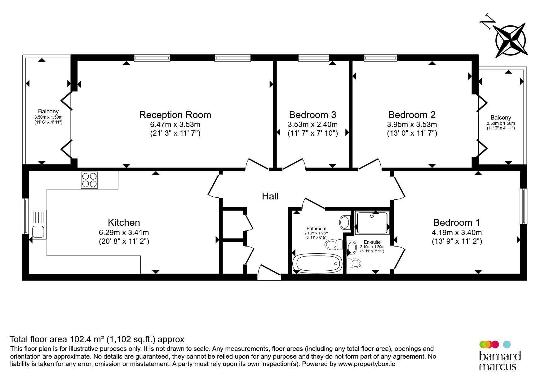Talbot Close, Mitcham floorplan