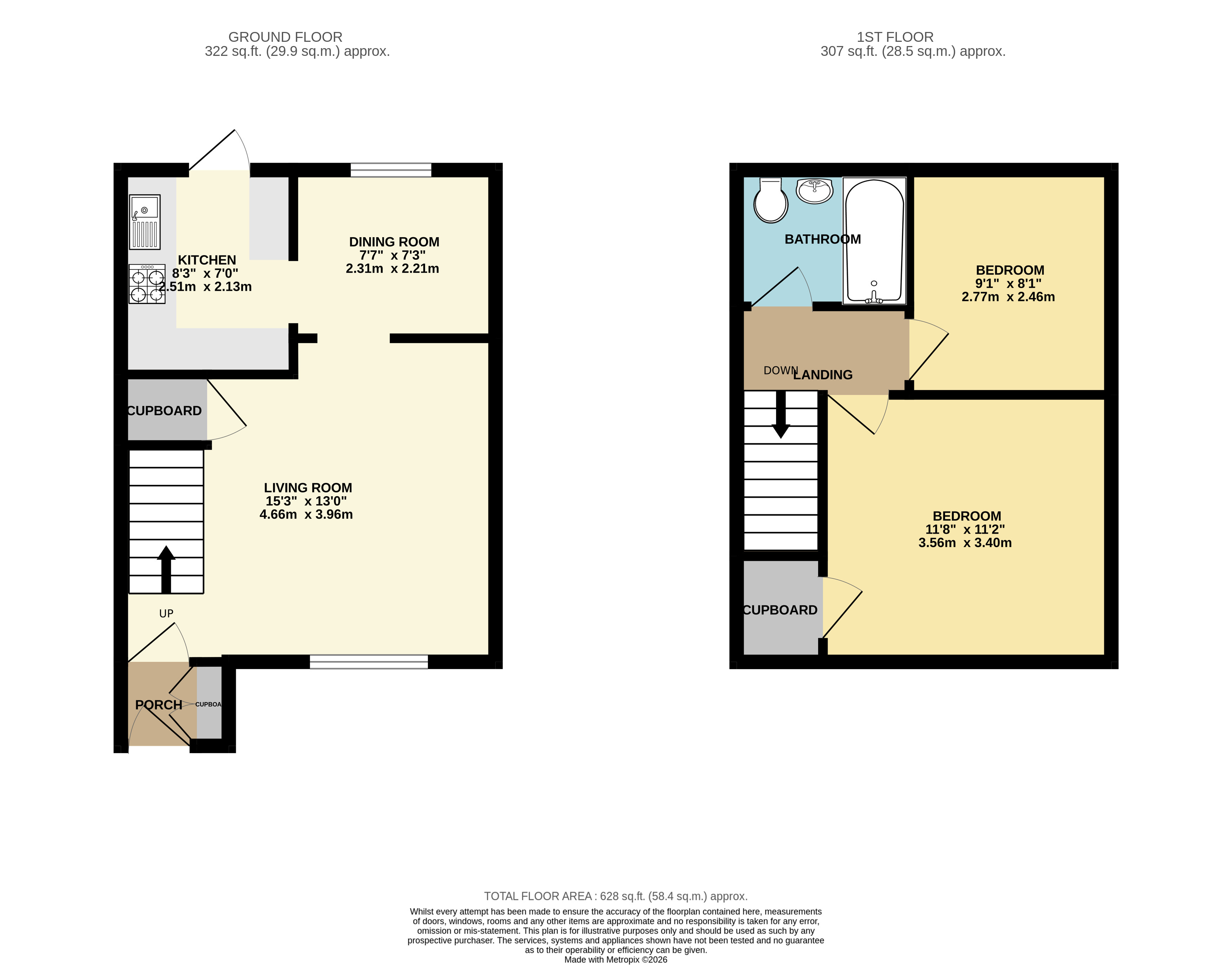 1, Butlers Court, Warminster floorplan