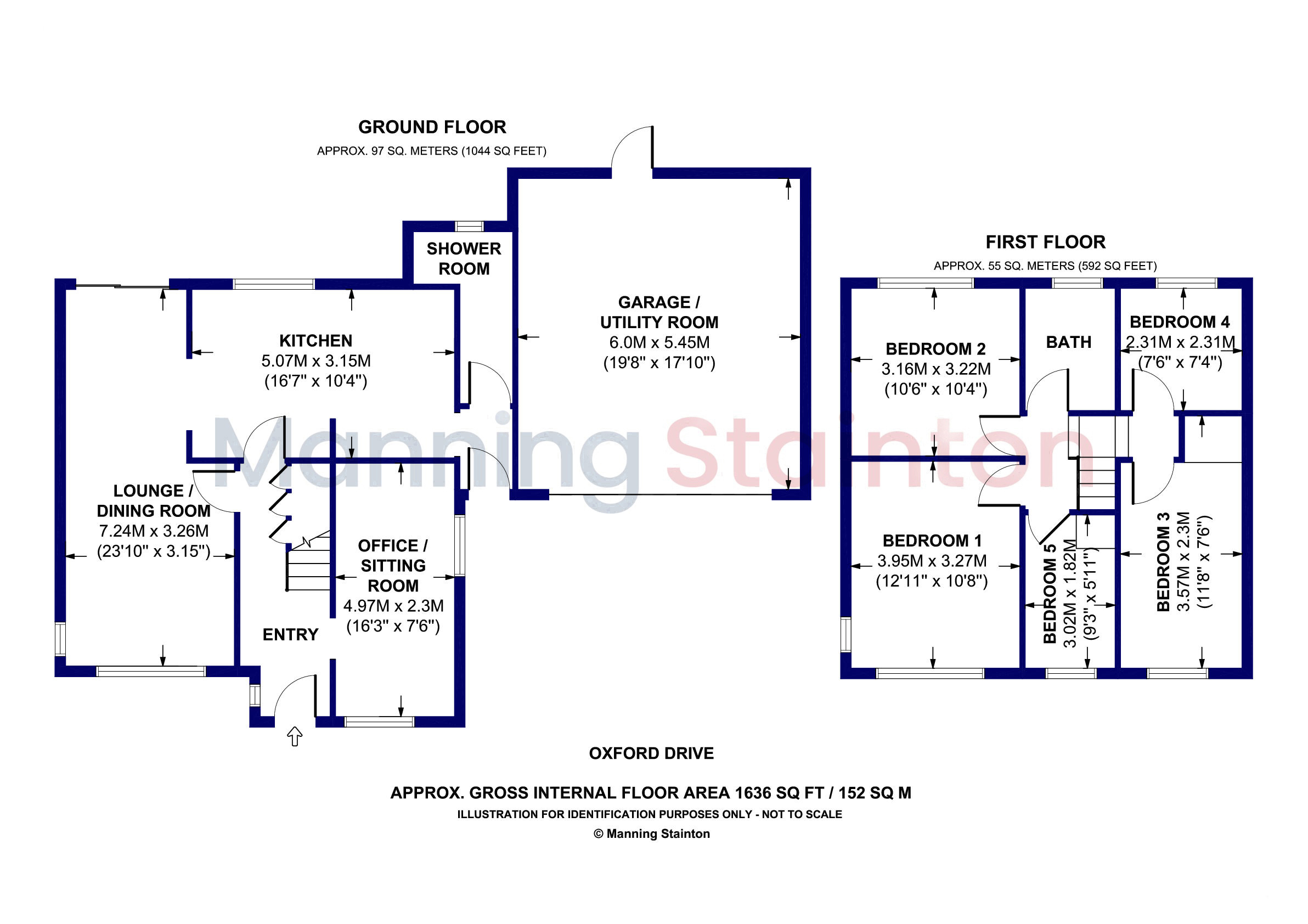 34, Oxford Drive, Leeds floorplan