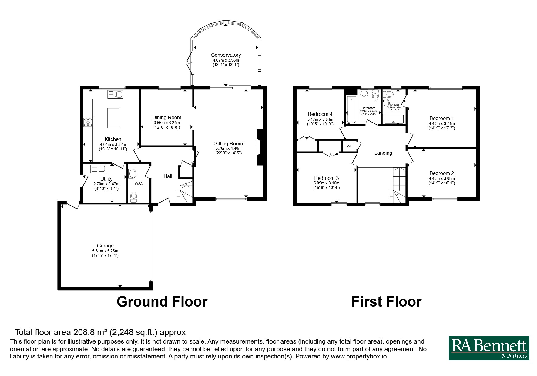 2, Queens Close, Leamington Spa floorplan