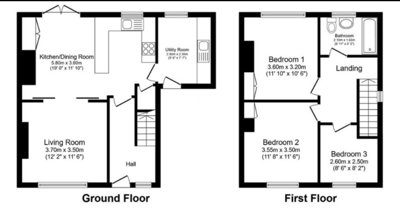 10, The Lees, Wigton floorplan