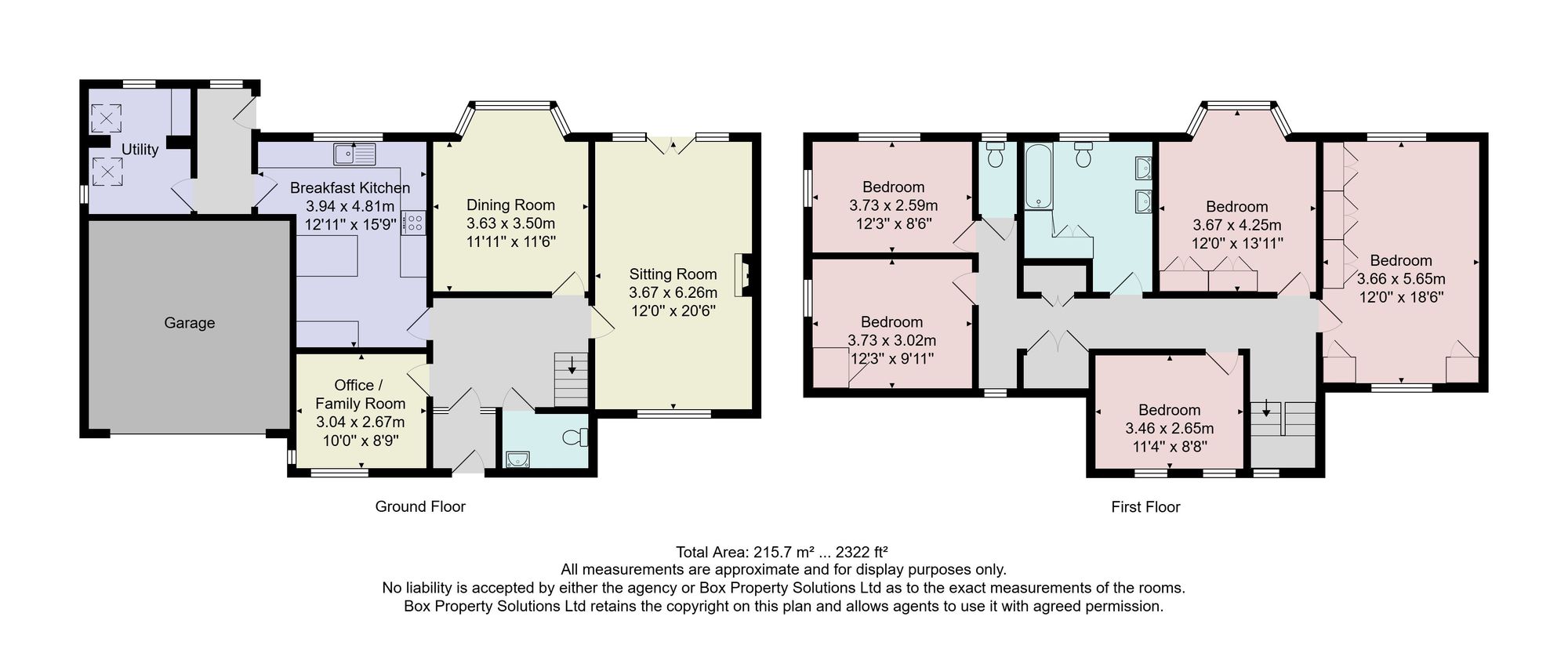 4 Firs Gate, Harrogate floorplan