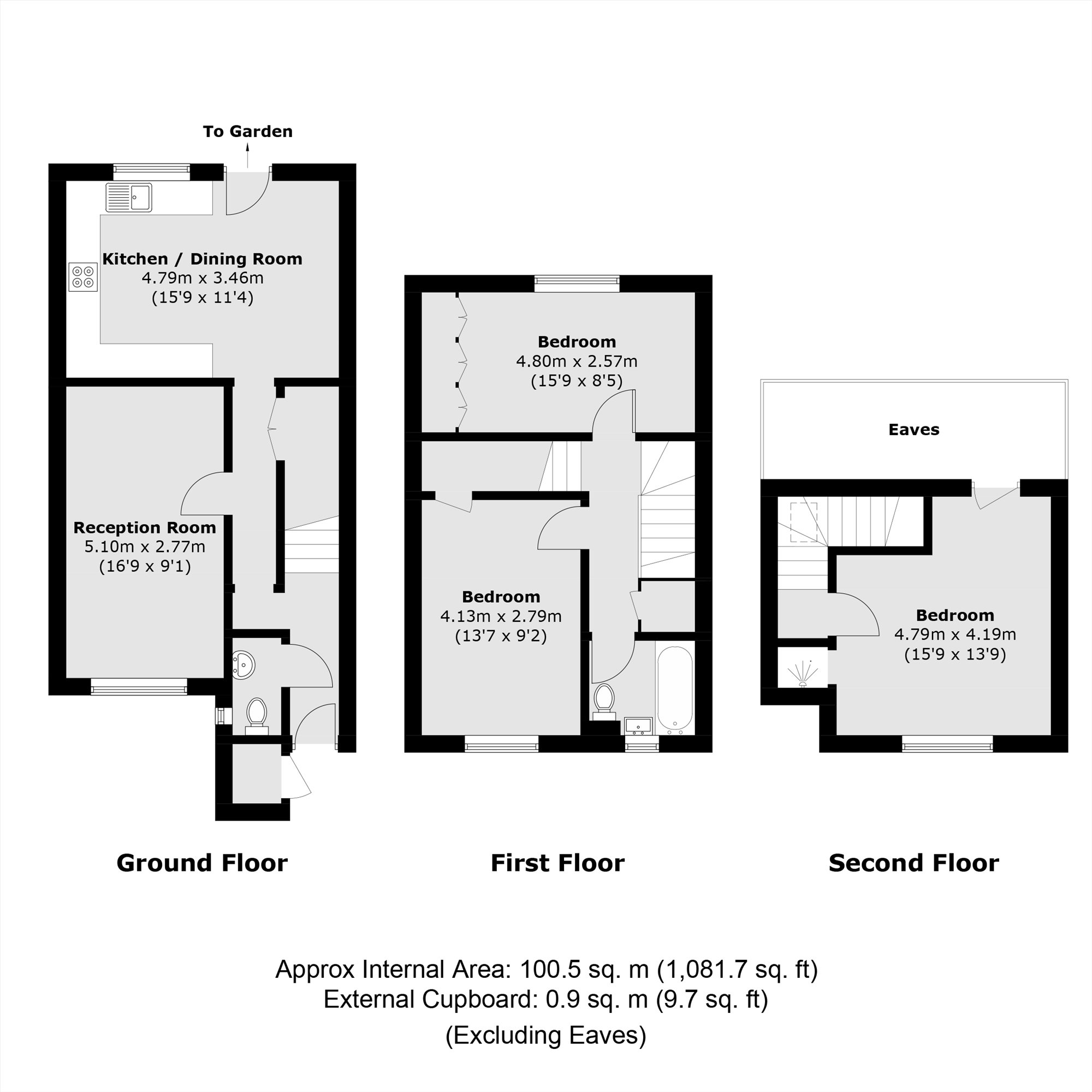 Cheeseman Close, Hampton floorplan