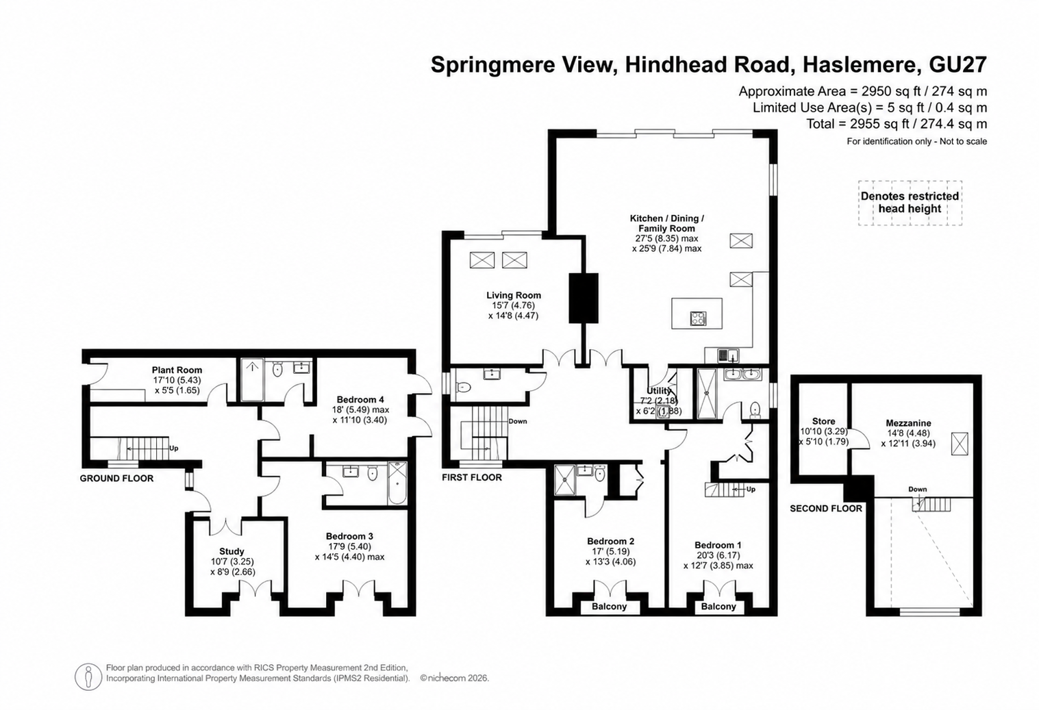 Springmere,, Hindhead Road, Surrey floorplan