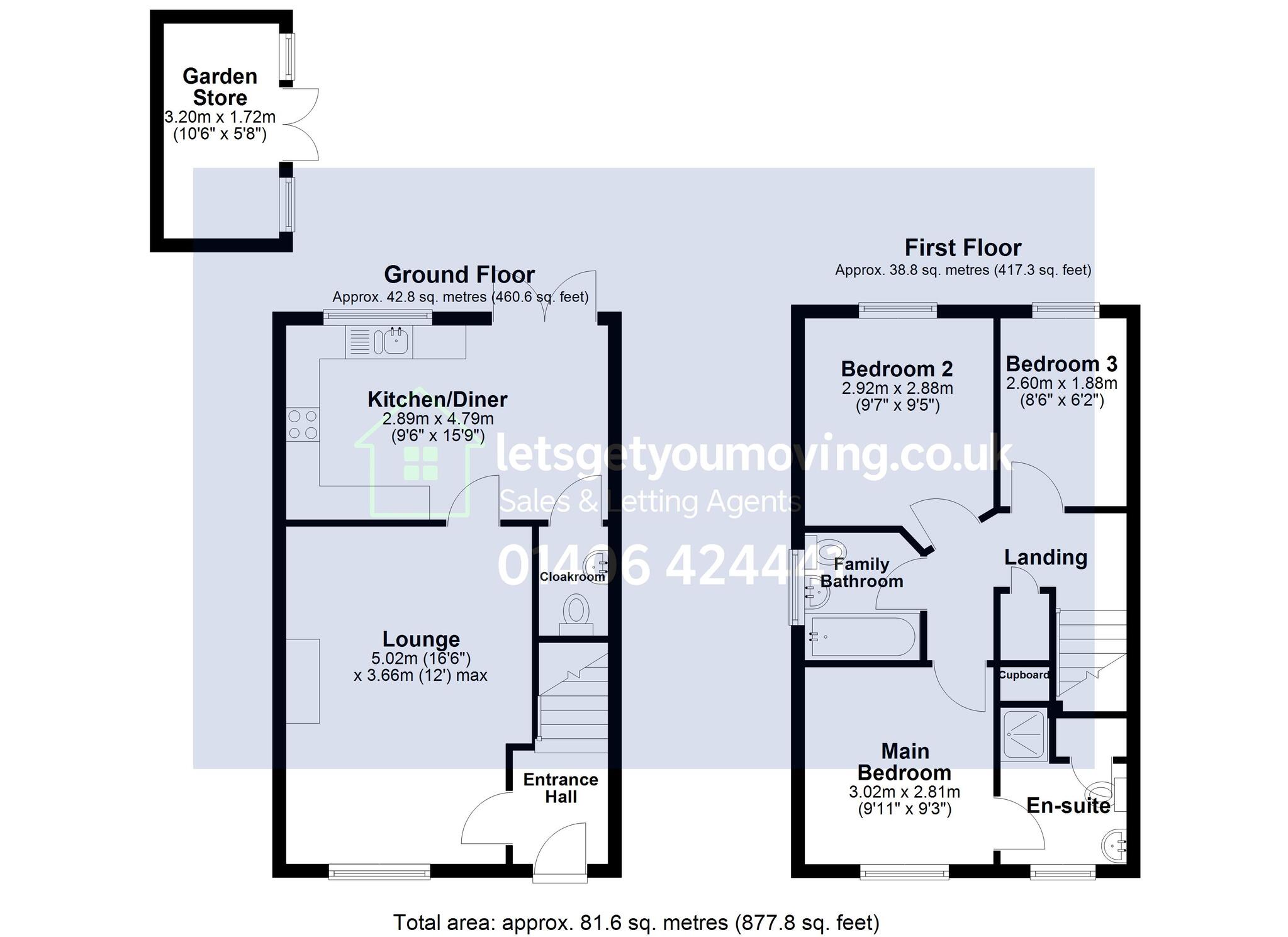 64 Low Lane, Holbeach floorplan