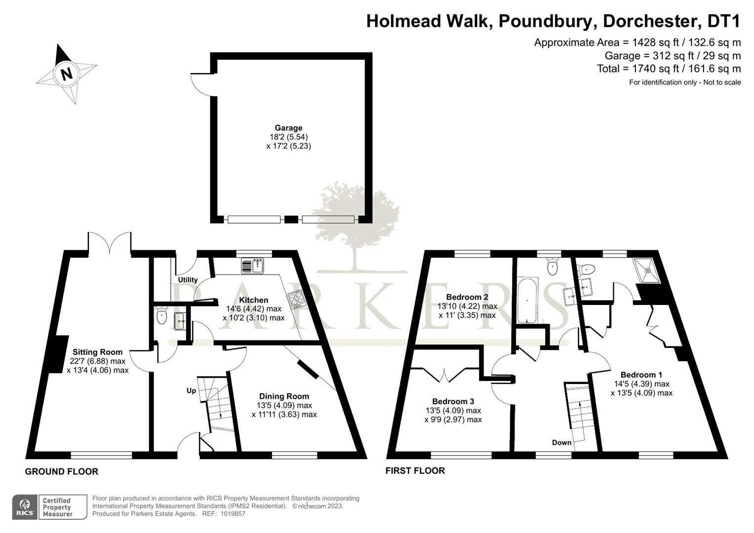 37, Holmead Walk, Dorchester floorplan