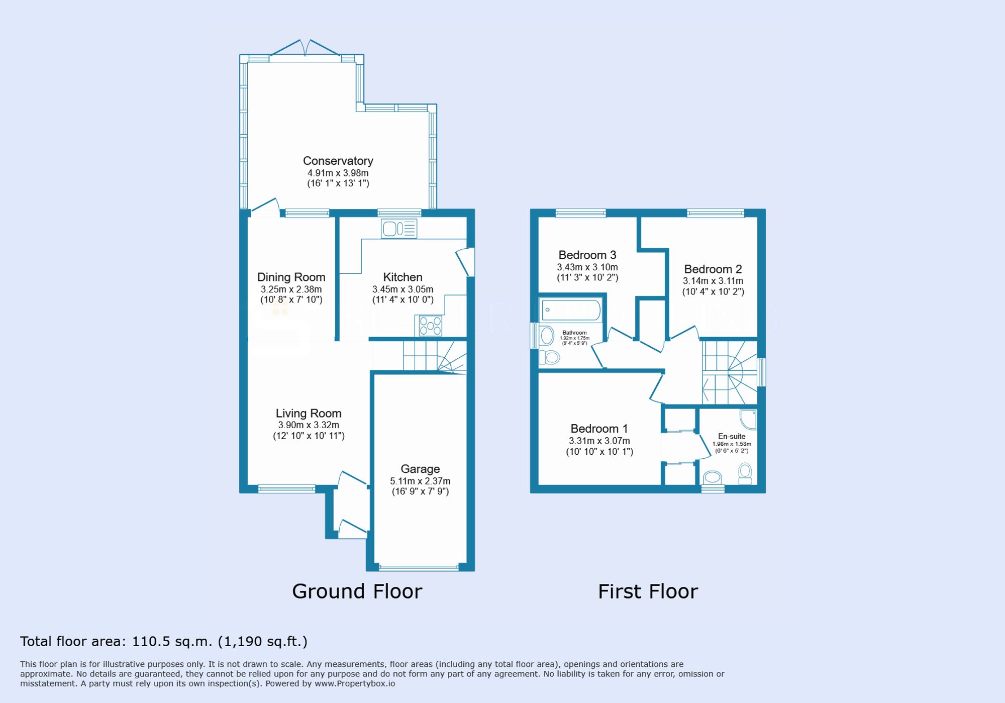 63 Fieldfare Way, Bacup floorplan
