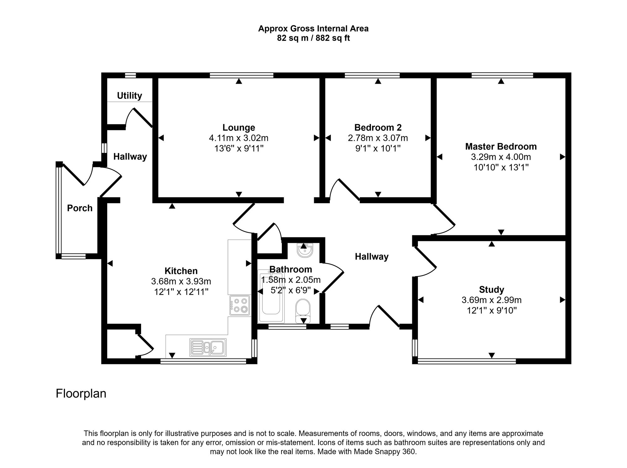 8 Lower Kewstoke Road, Weston-Super-Mare floorplan