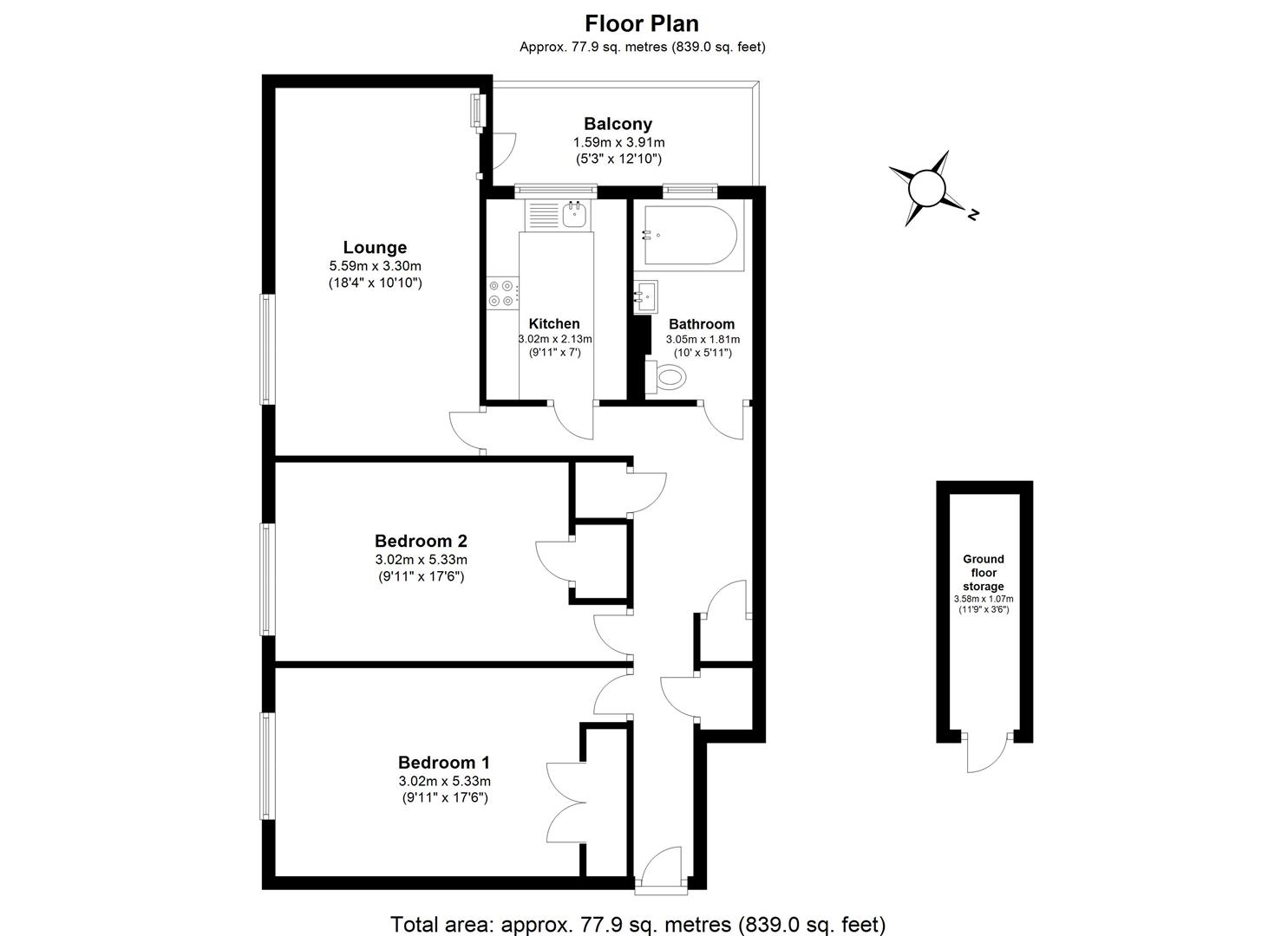 2 Bedrooms Flat to rent in Pelham Court, Hemel Hempstead HP2