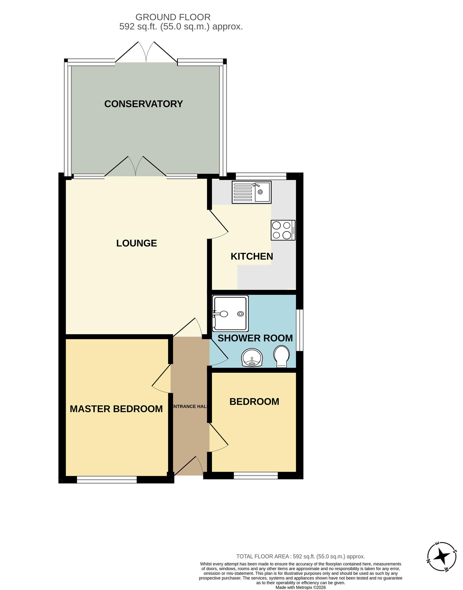 1, Oakwood Close, Frinton On Sea floorplan