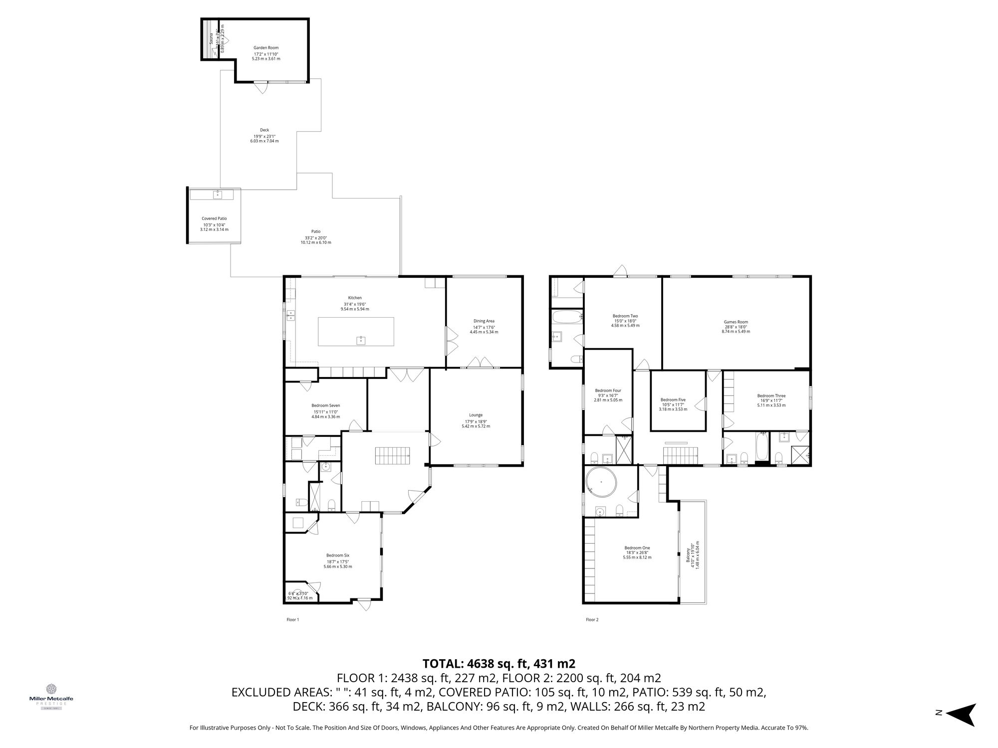 11, Oakley Park, Bolton, BL1 floorplan