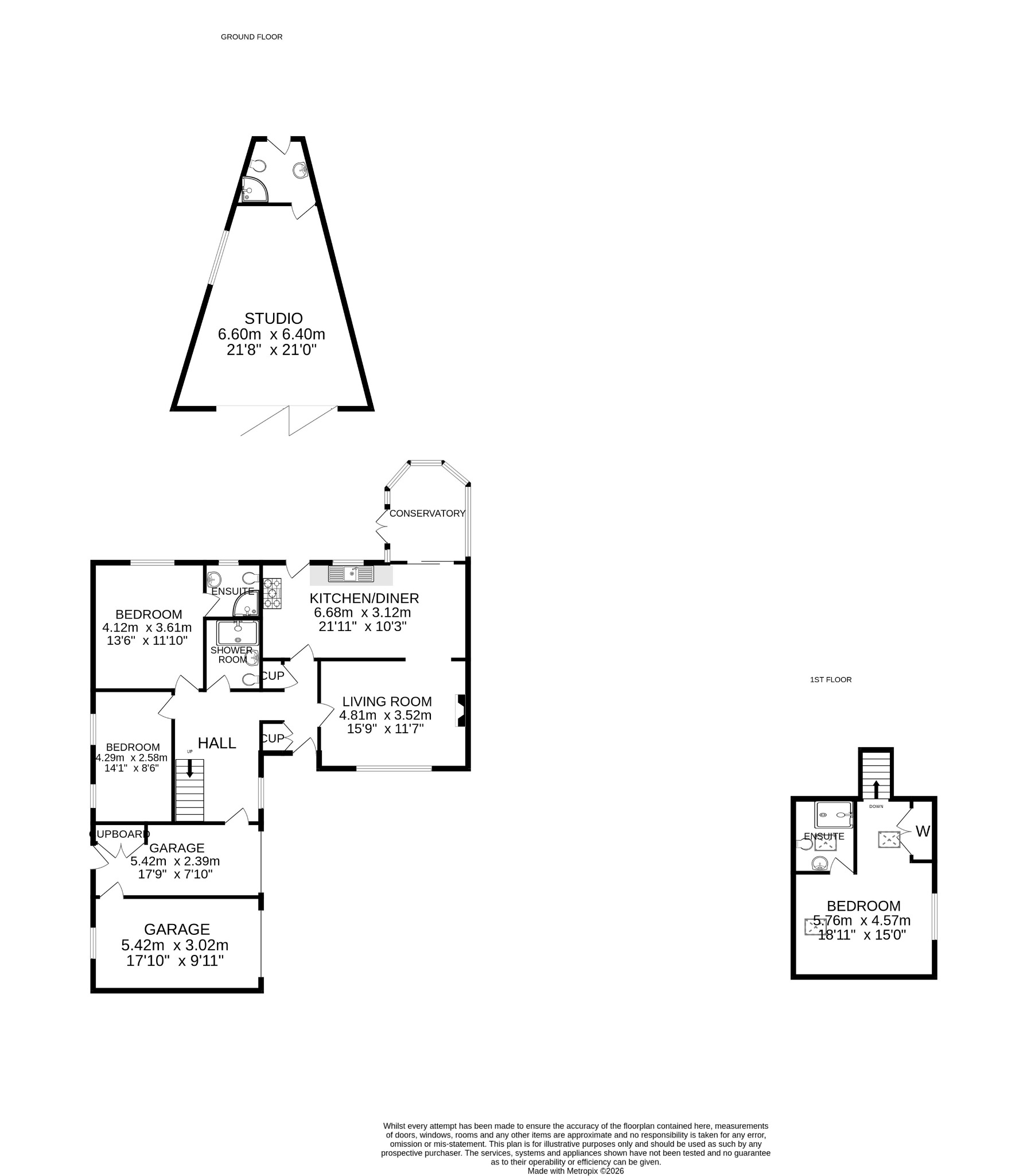 5 Gwedhennek, Gulval, Cornwall floorplan
