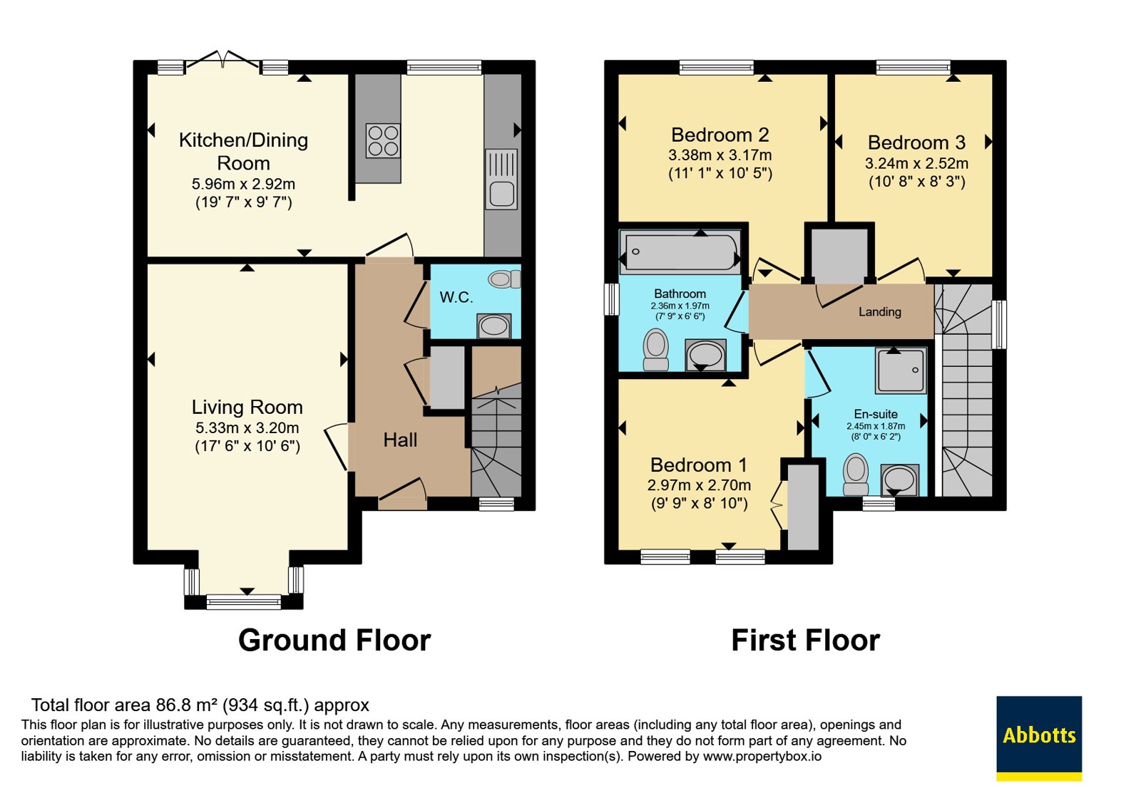 19, Chamomile Close, Stowmarket floorplan