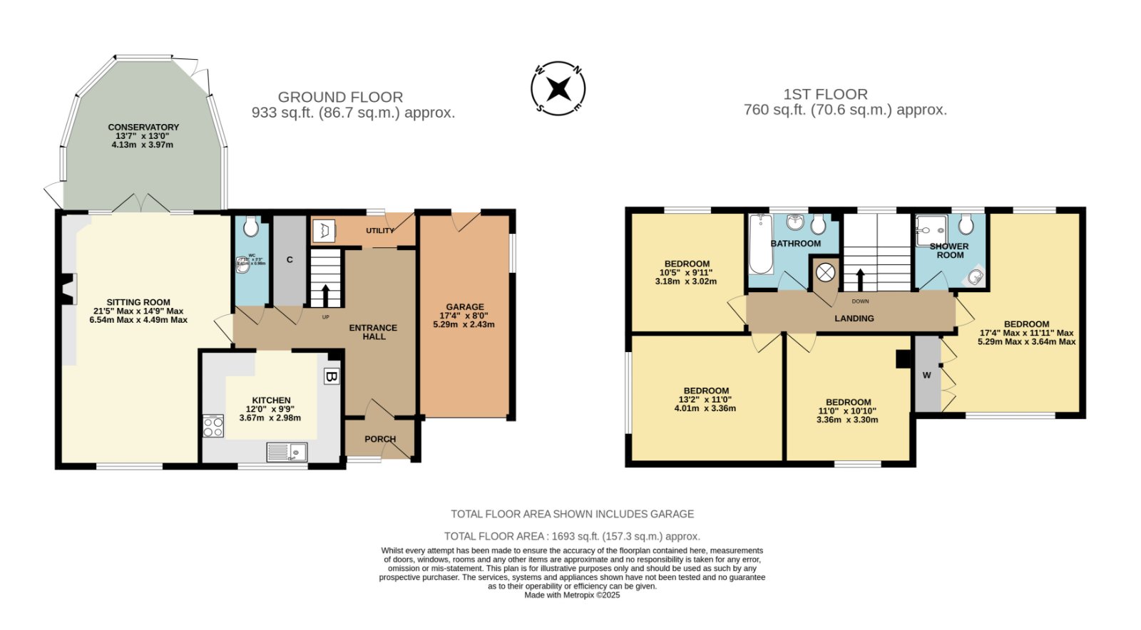 9, Fouracre Close, Swindon floorplan