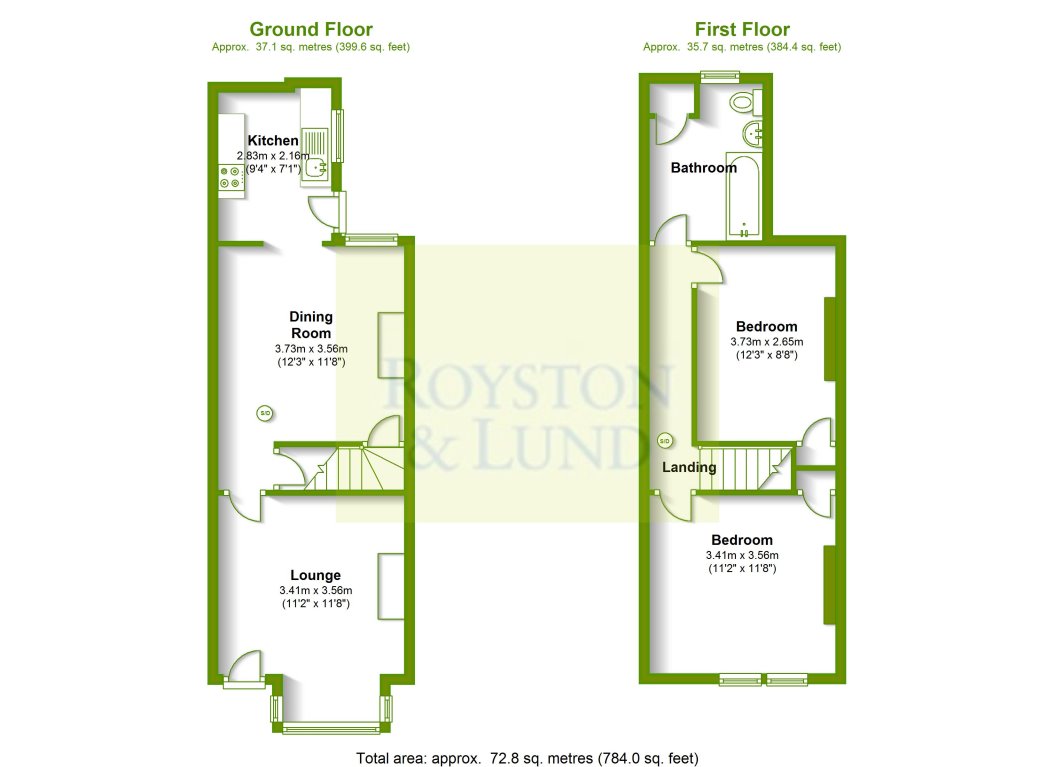 2 Bedrooms Terraced house to rent in Portland Road, West Bridgford, Nottingham NG2