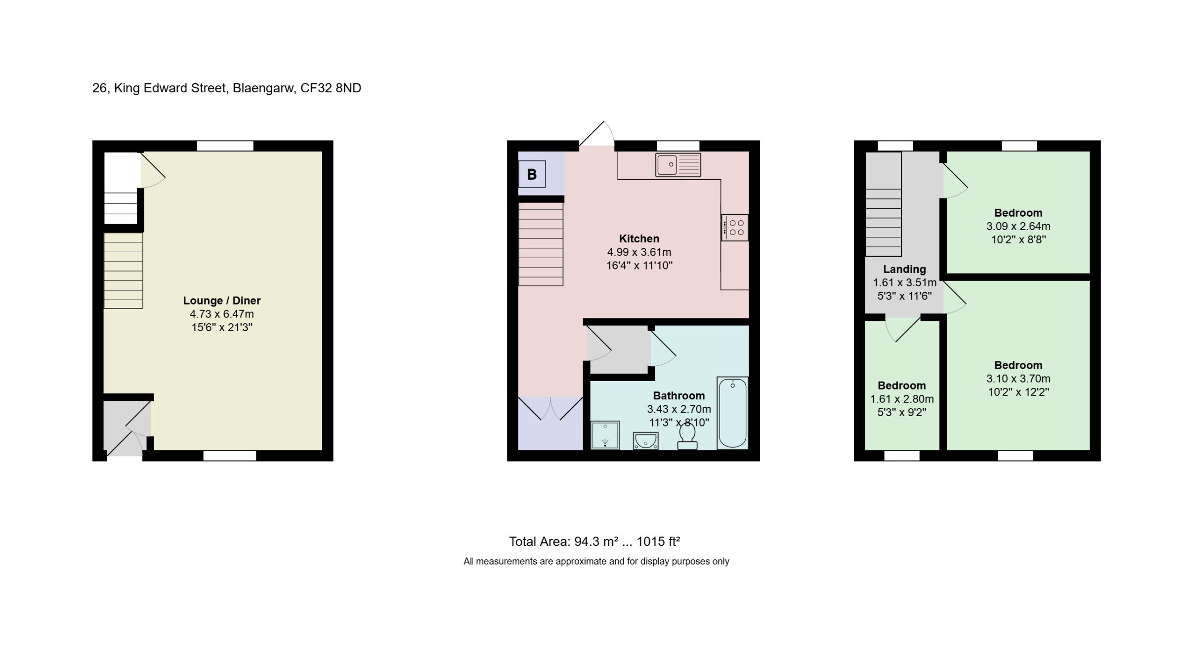 26 King Edward Street, Bridgend floorplan
