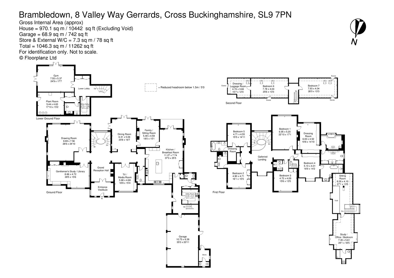 8 Bedrooms Detached house for sale in Valley Way, Gerrards Cross, Buckinghamshire SL9