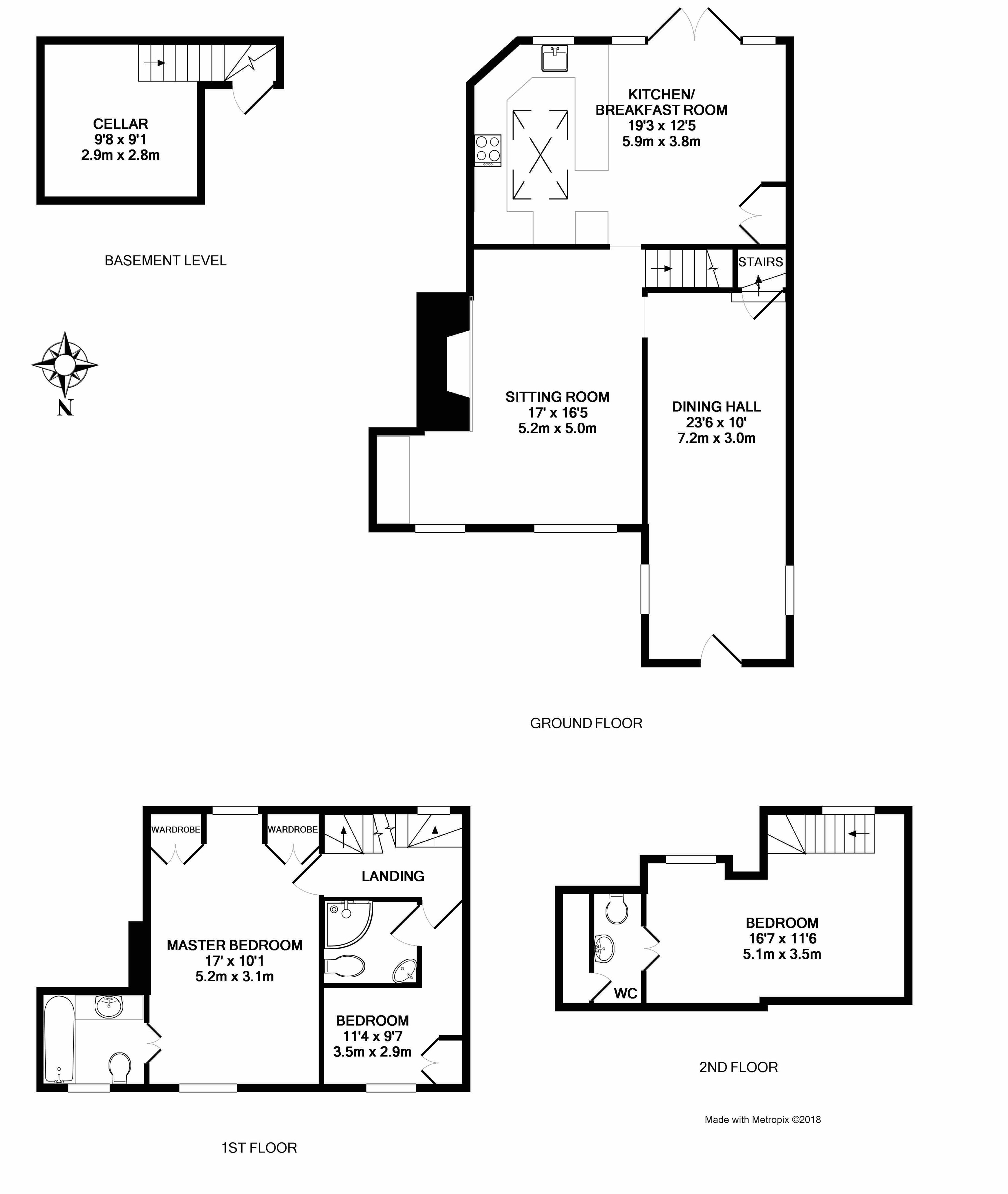 3 Bedrooms  for sale in High Street, Burwash TN19