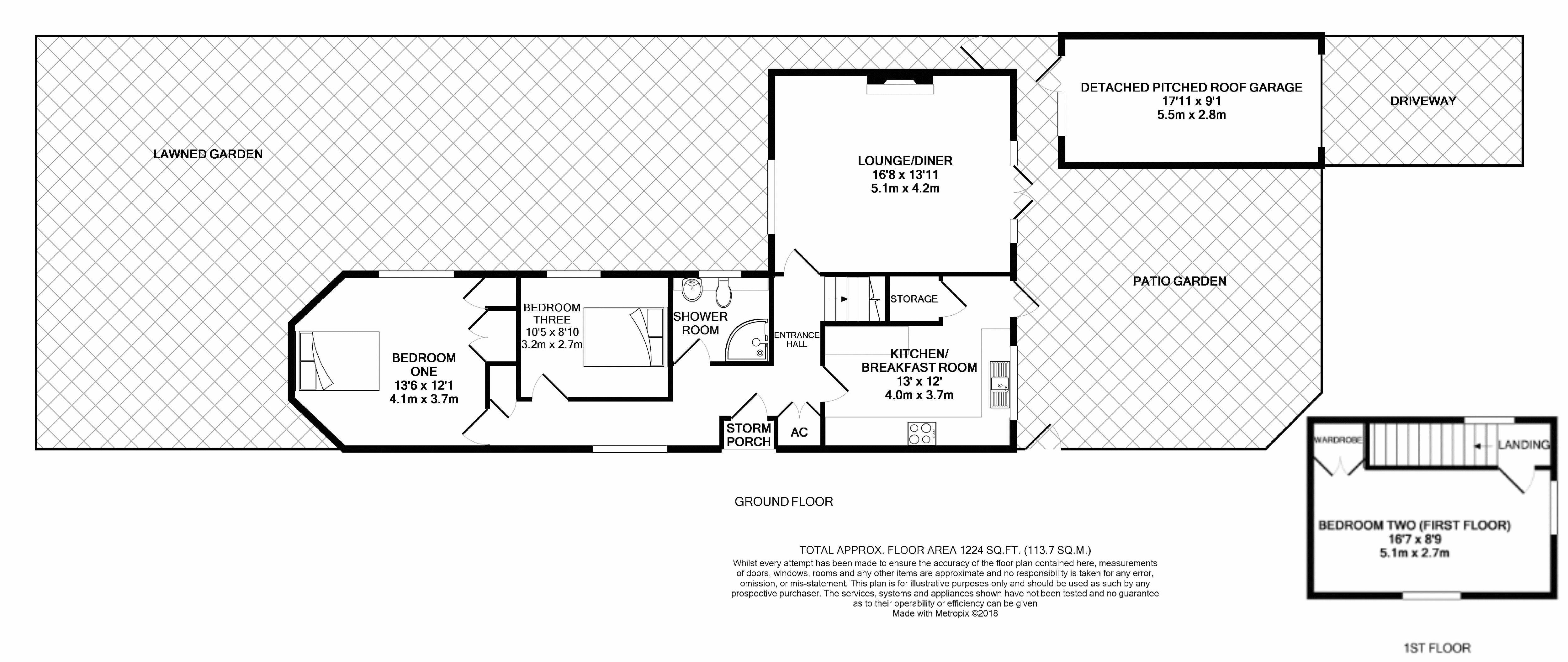 3 Bedrooms Detached bungalow for sale in Homing Gardens, Bognor Regis PO22