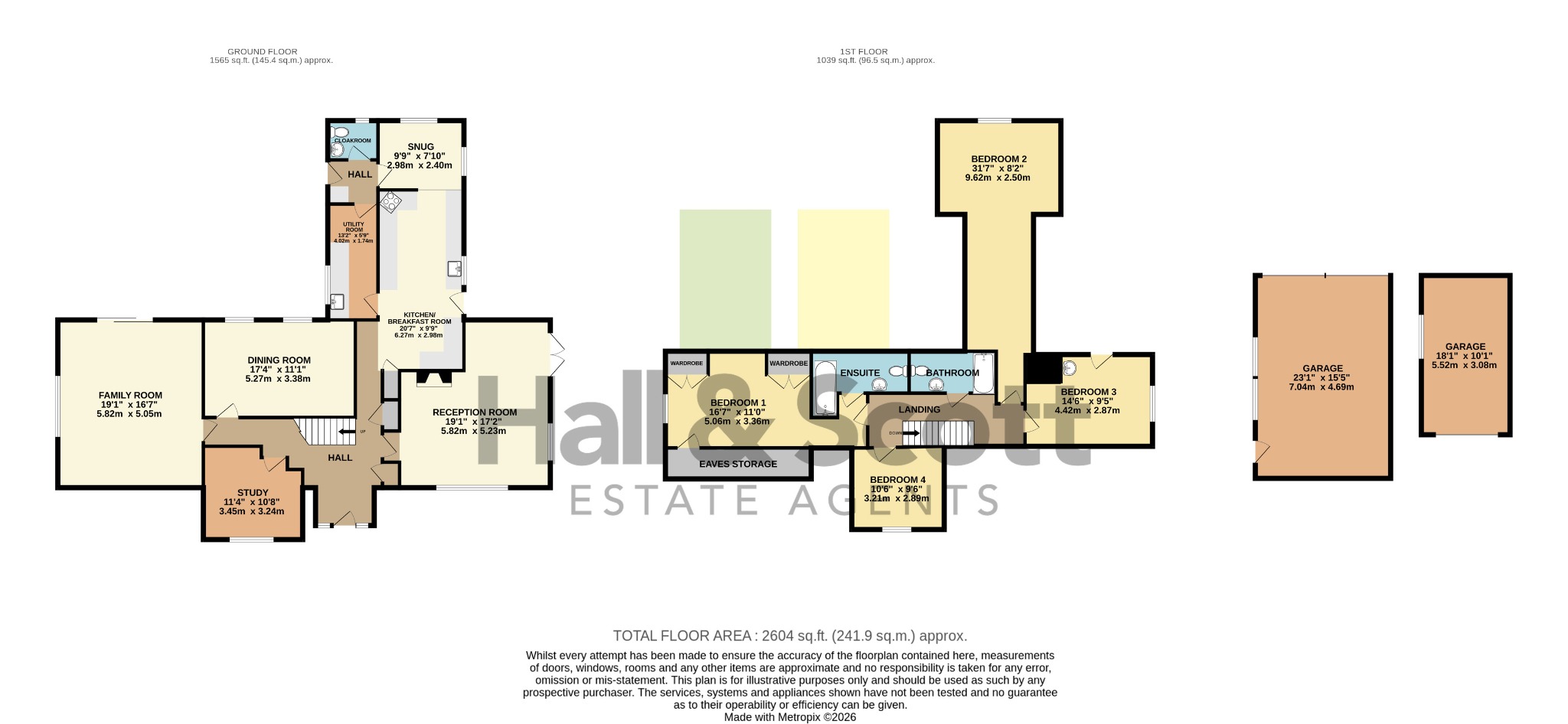 Orchard Glade, Gerway Lane, Ottery Saint Mary floorplan