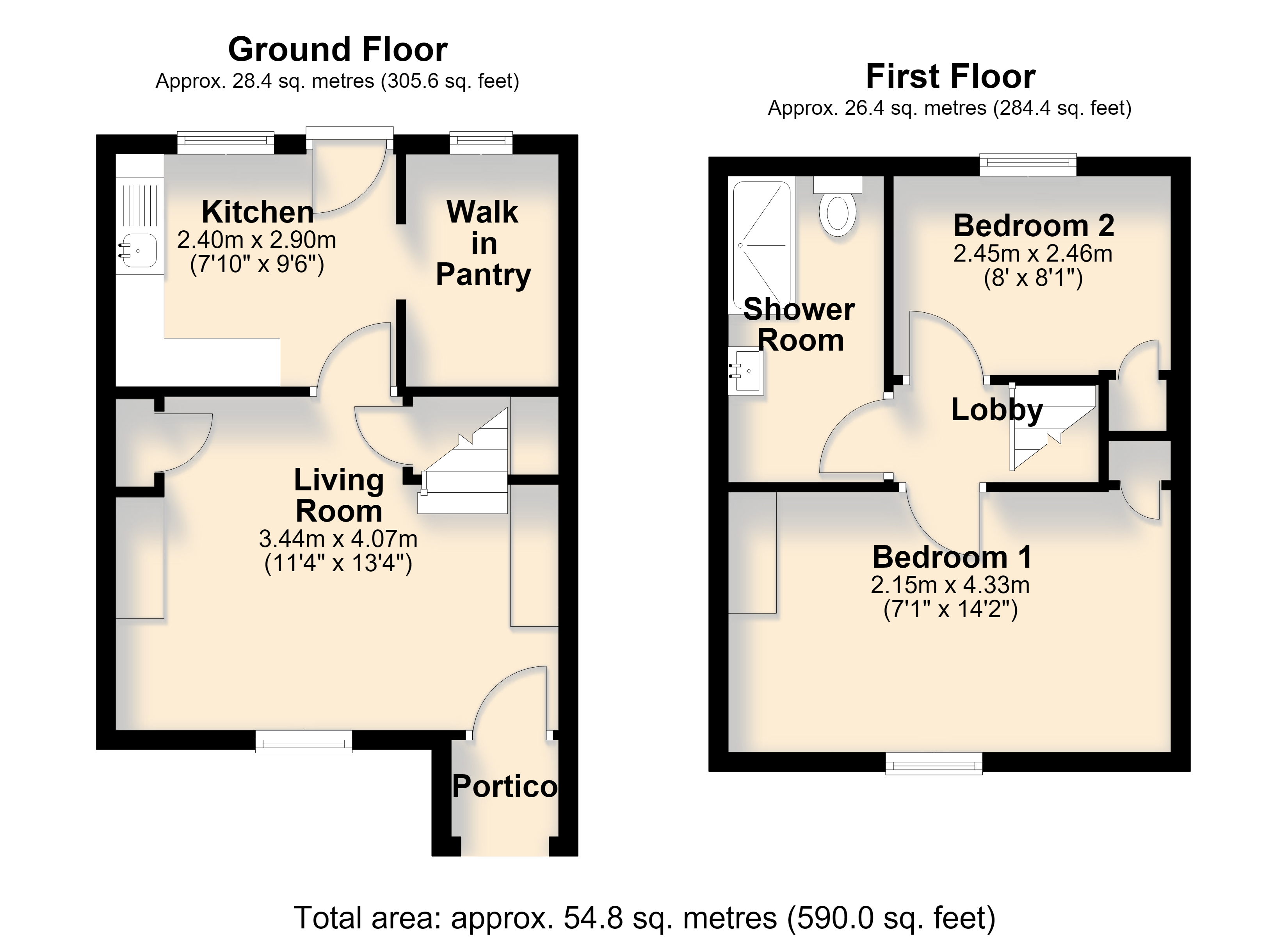 3 Radford Cottages, Kingfisher Way, Plymouth floorplan