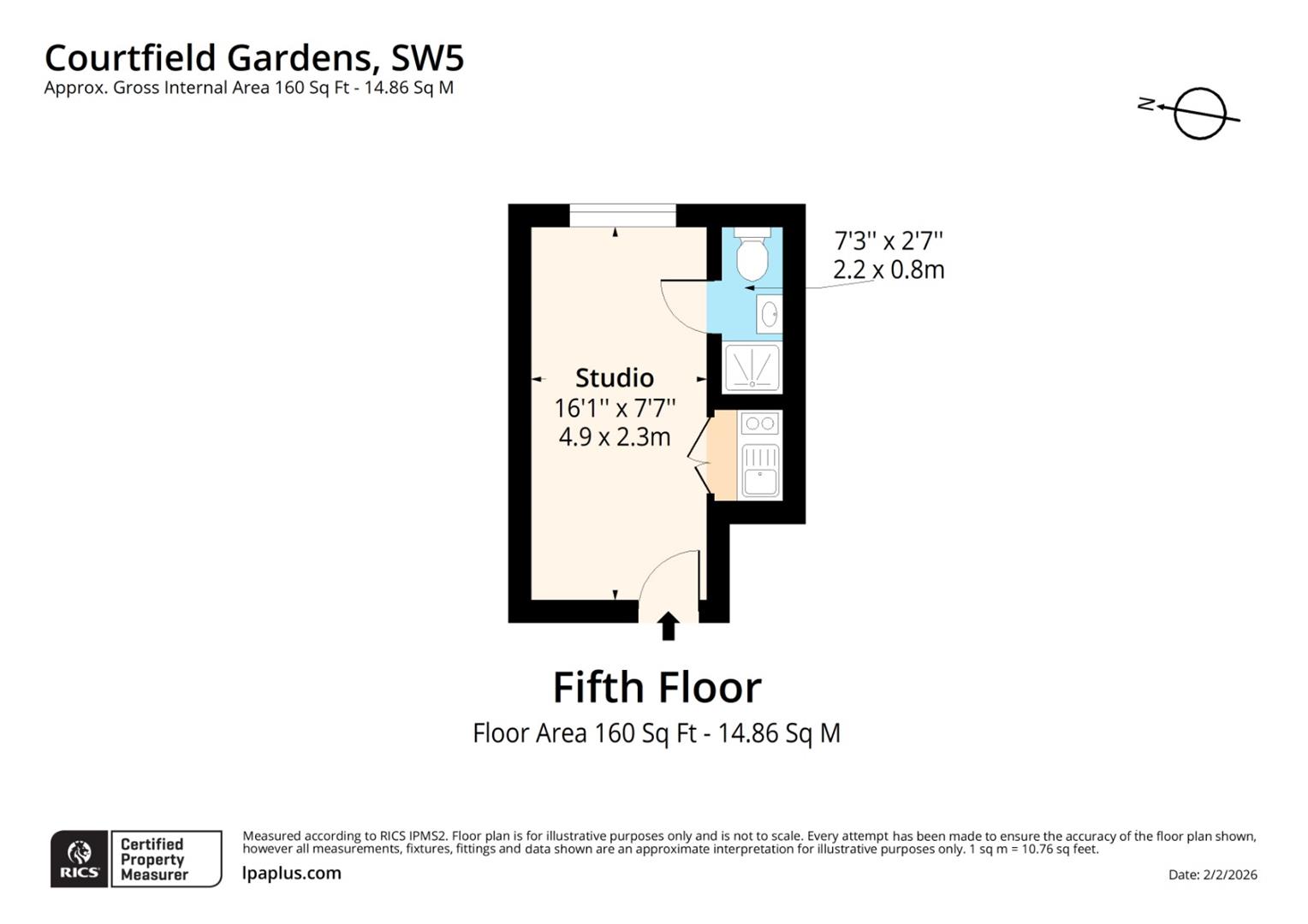 Courtfield Gardens, London floorplan