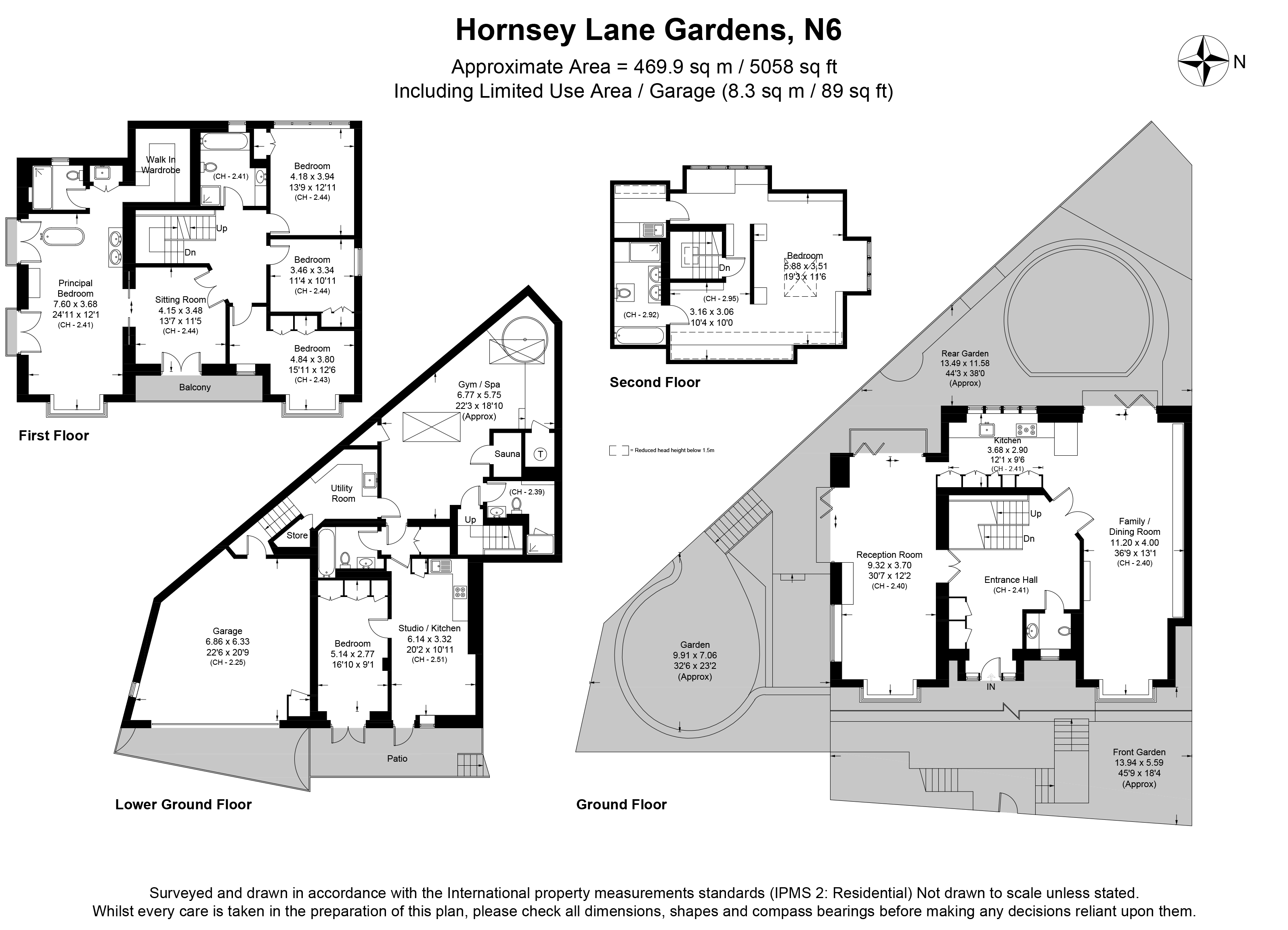 Hornsey Lane Gardens, London floorplan