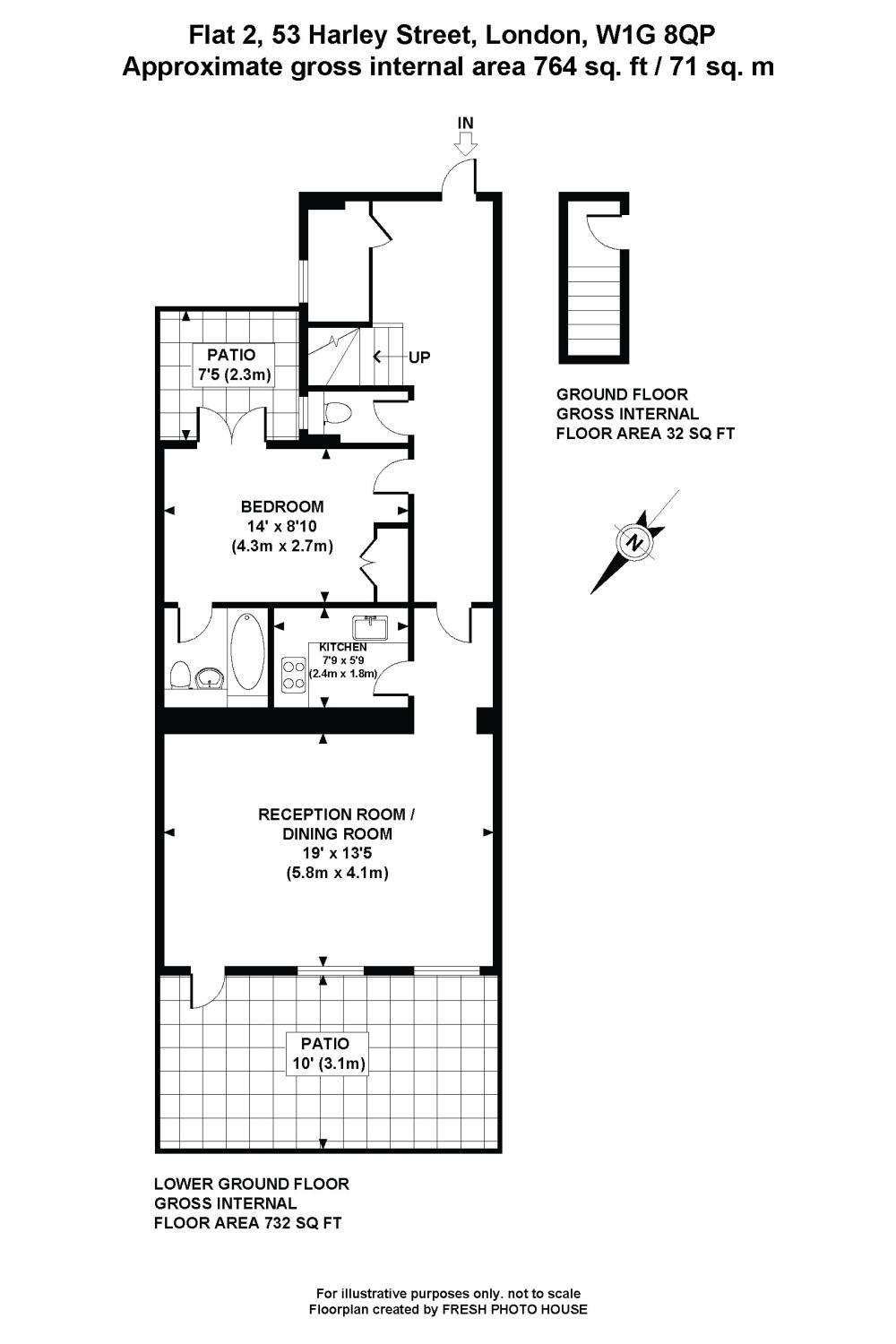 1 Bedrooms Flat to rent in Harley Street, Marylebone, London W1G