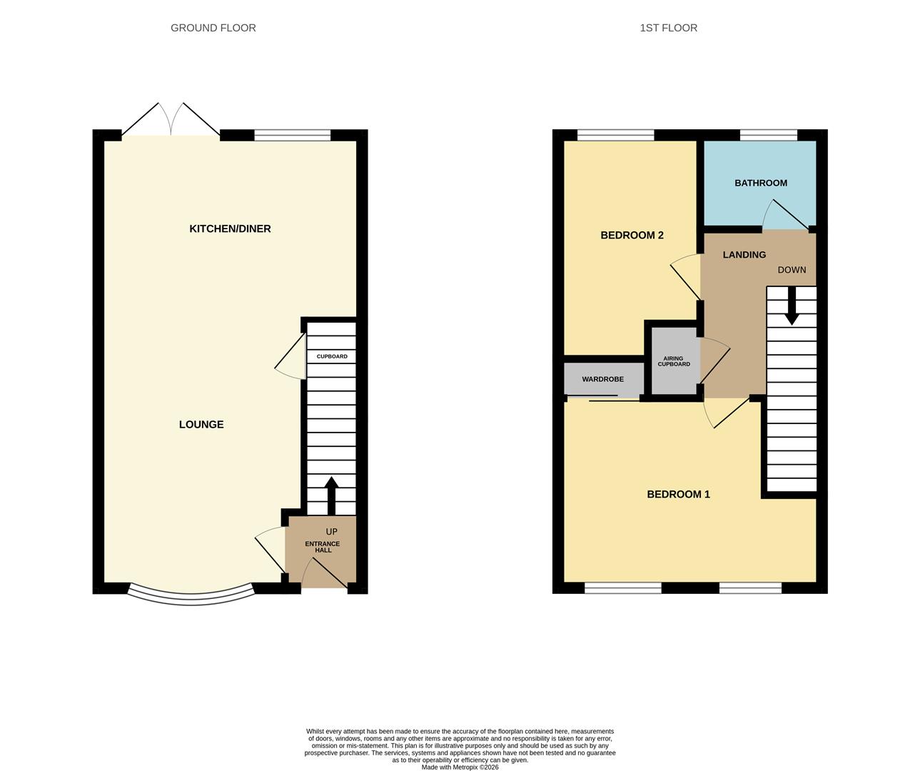 26, Dovedale, Lowestoft floorplan