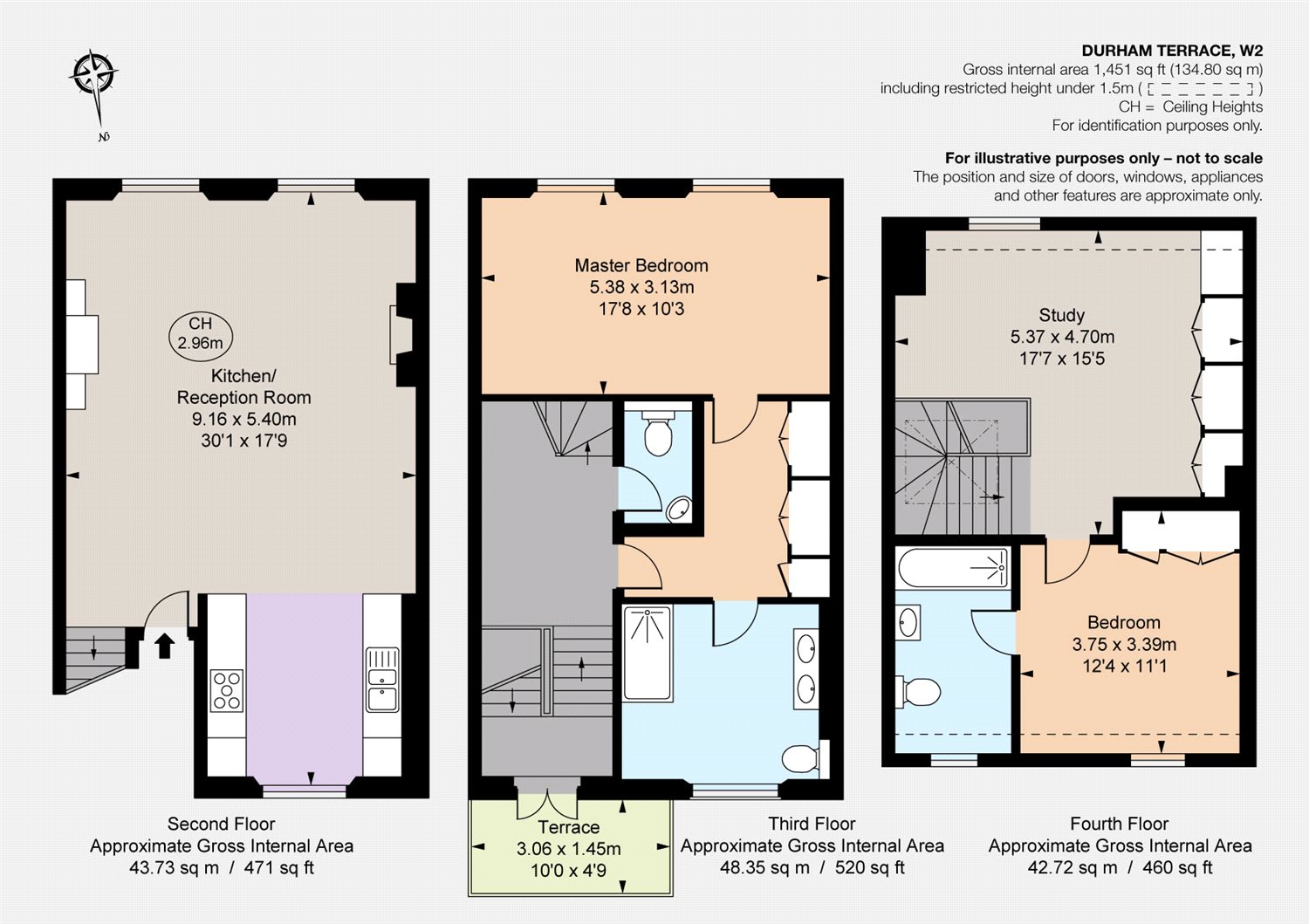 2 Bedrooms Flat to rent in Durham Terrace, London W2